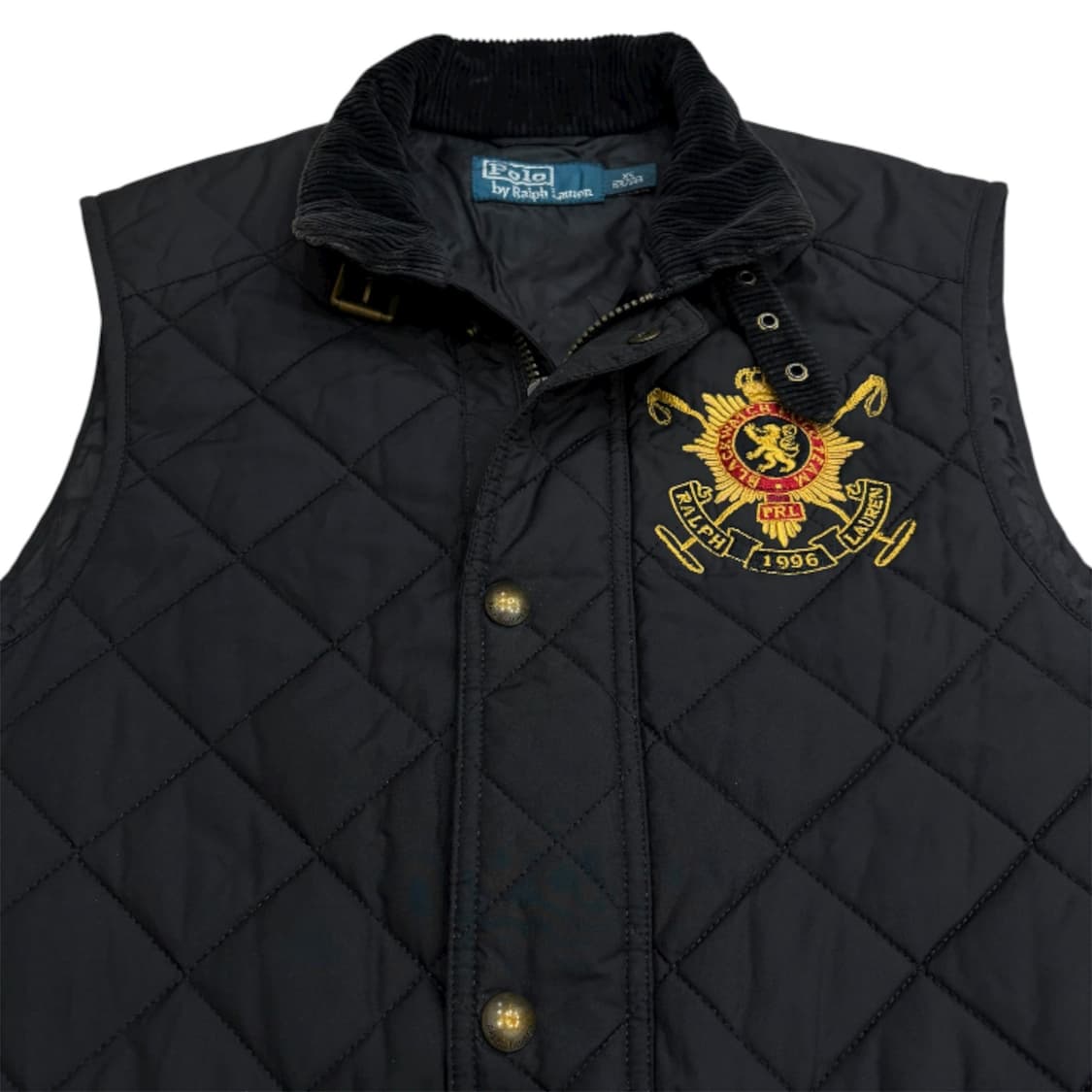 폴로 랄프로렌 블랙 퀼팅 경량패딩 조끼 베스트 xs 상품이미지3