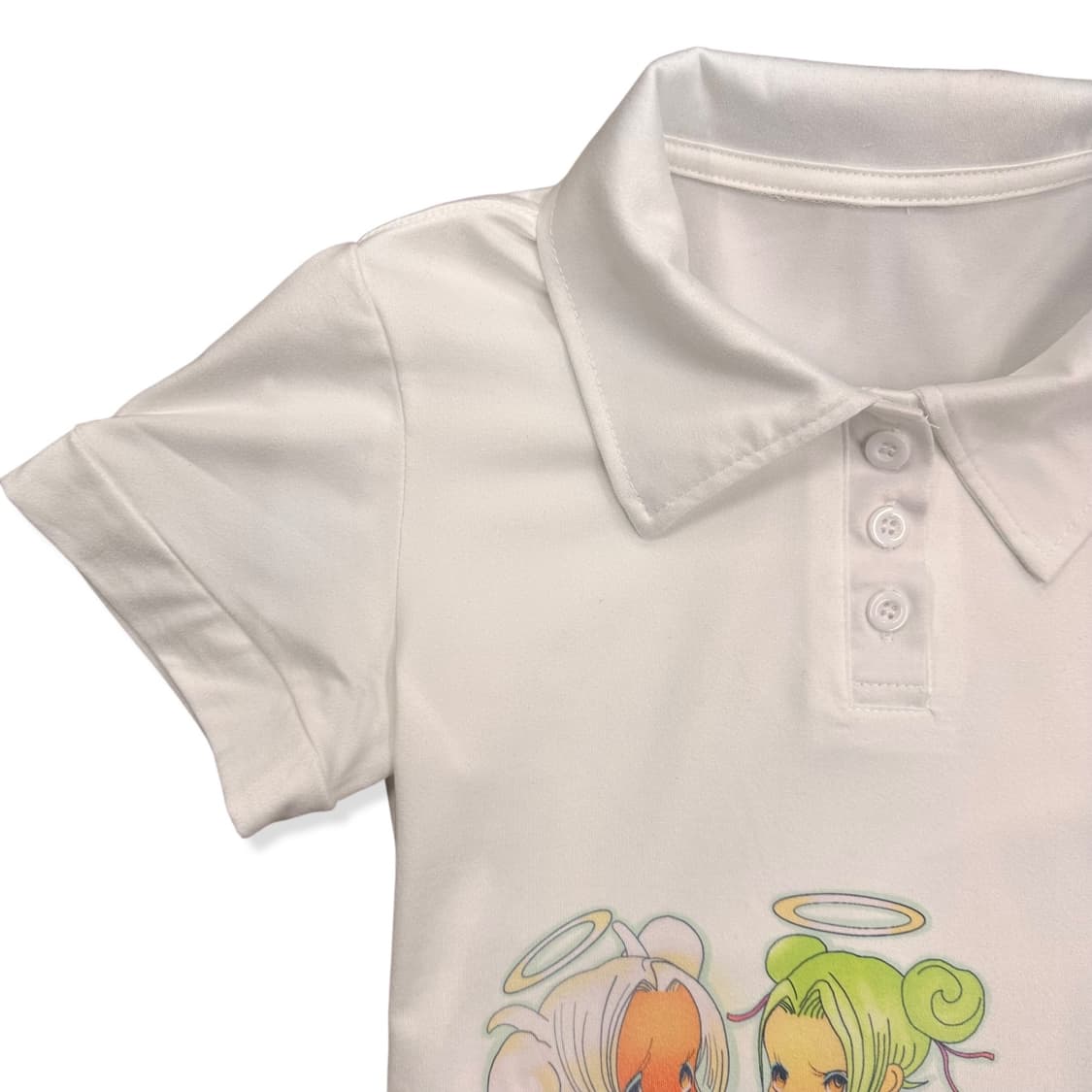 Weebi White One Shoulder Crop Top  상품이미지4