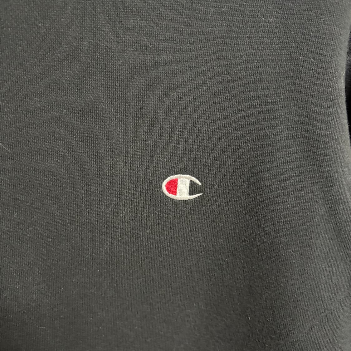 챔피온 절개 맨투맨 스웻셔츠 / 블랙, M 상품이미지3