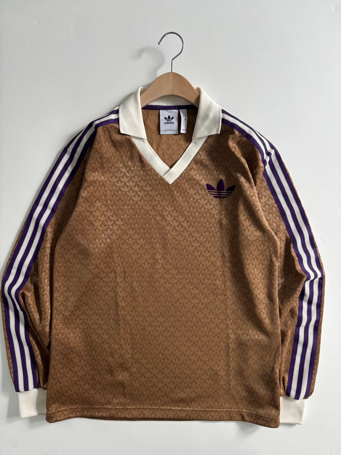 Adidas 아디다스 아디컬러 헤리티지 나우빈티지 카라 롱슬리브 데저트브 상품이미지3