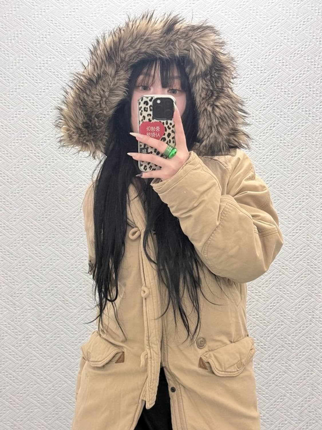 데님 앤 서플라이 빈티지 멀티포켓 워크 털 패딩 자켓 XS C08494 상품이미지1