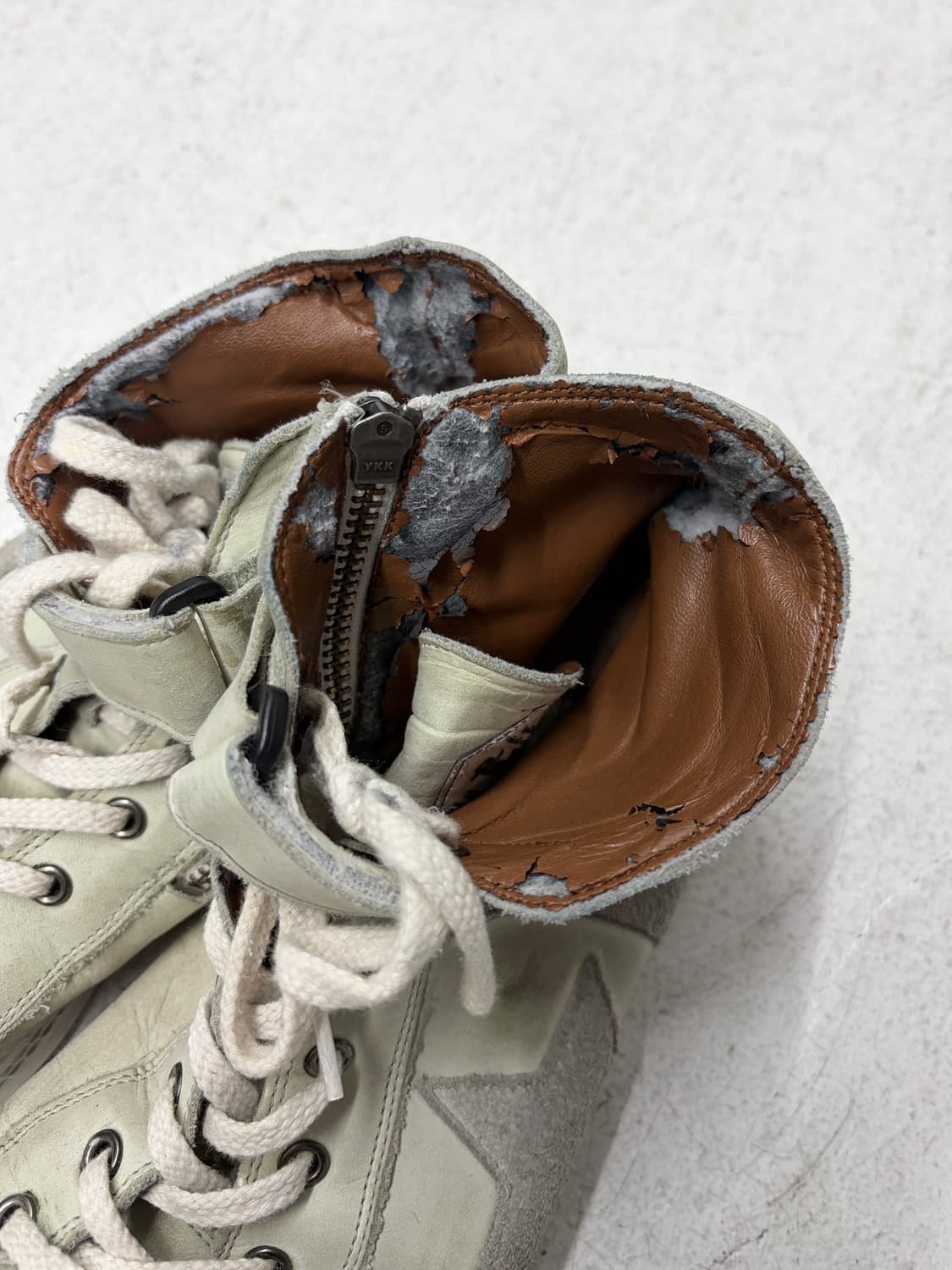 글램 벨크로 지퍼 스웨이드 슈즈 상품이미지4