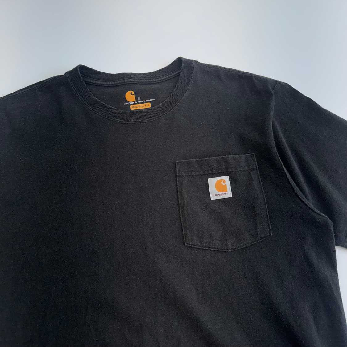 Carhartt 칼하트 원포켓 블랙 반팔 상품이미지4