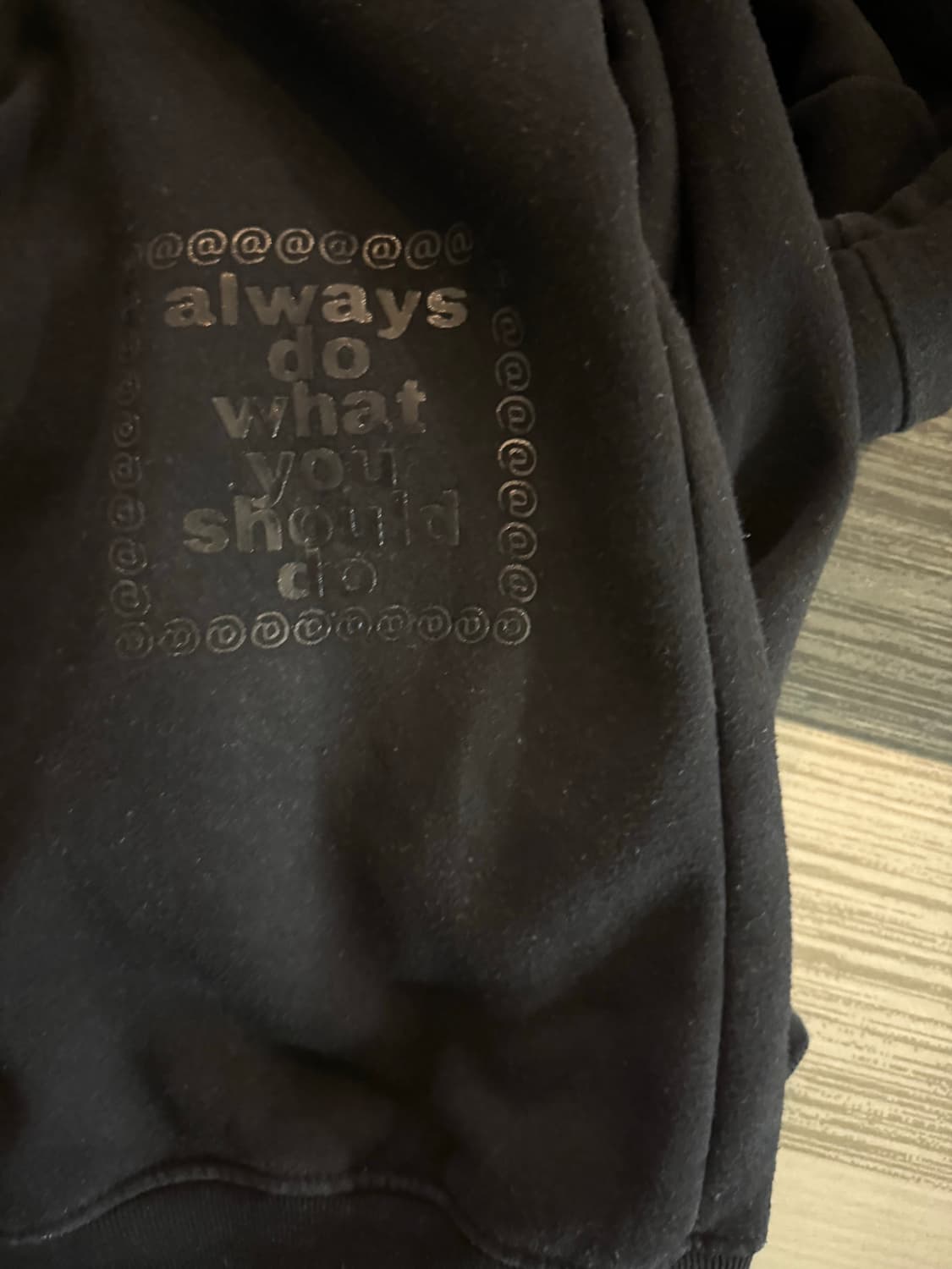 Always do what you should do 후드집업 s 상품이미지3