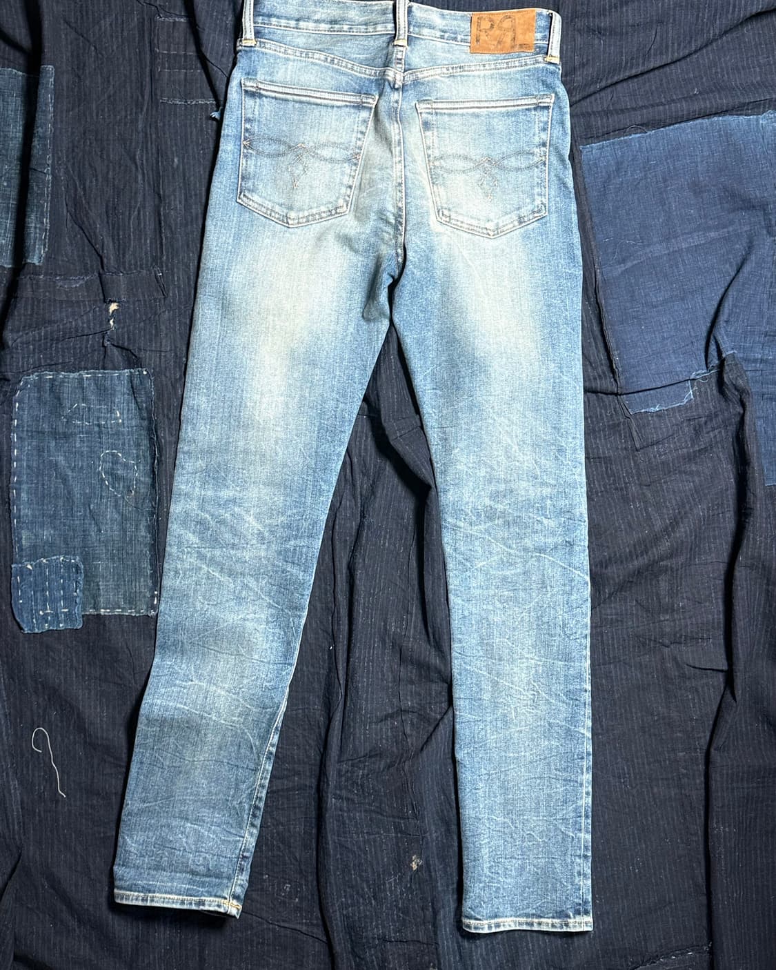 R.R.L 레이디 스트레치 셀비지 스트레이트 레그 셀비지 데님 진 25 상품이미지9