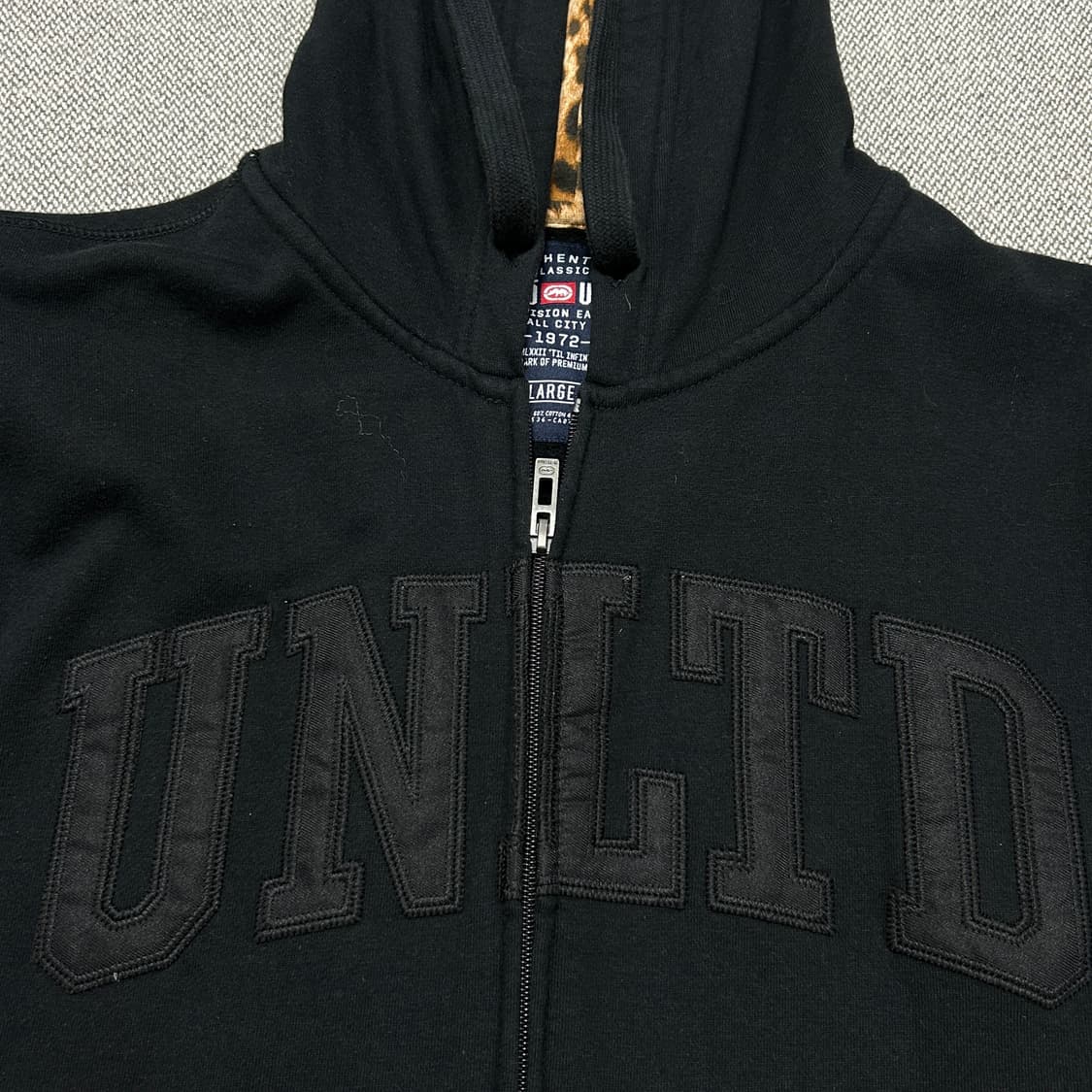 에코언리미티드 레오파드 후드집업(L) 상품이미지4