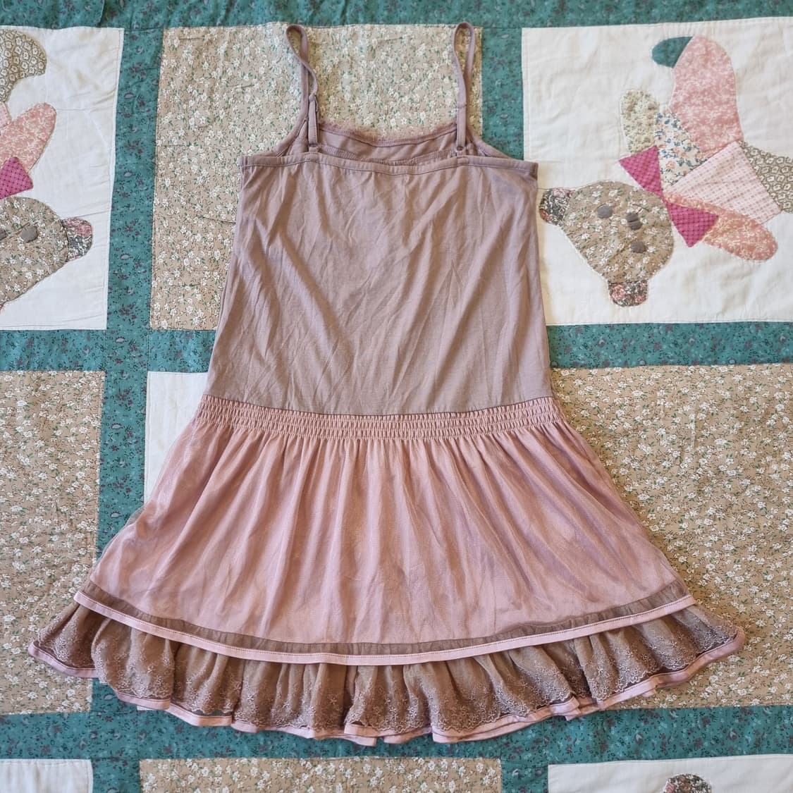 axes femme(악세즈팜) 모카핑크 레이스 인너 원피스 상품이미지4