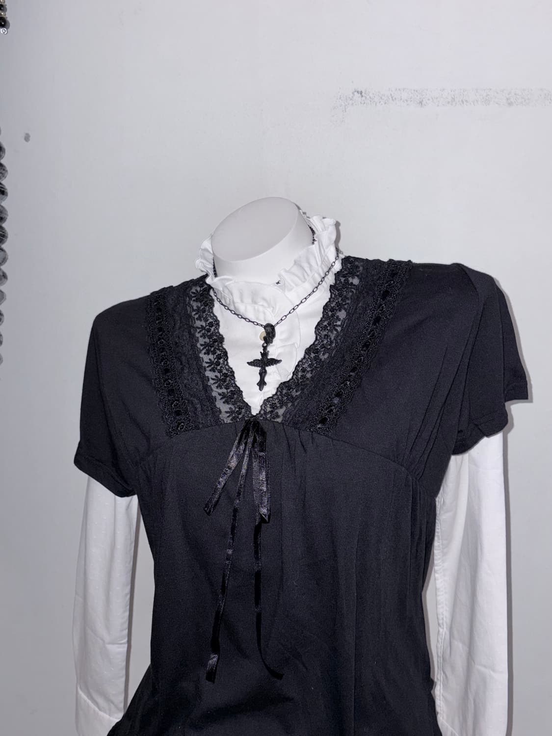 공겜여주세트 3pcs 프릴 & 리본 & 레이스 & 샤 상품이미지6