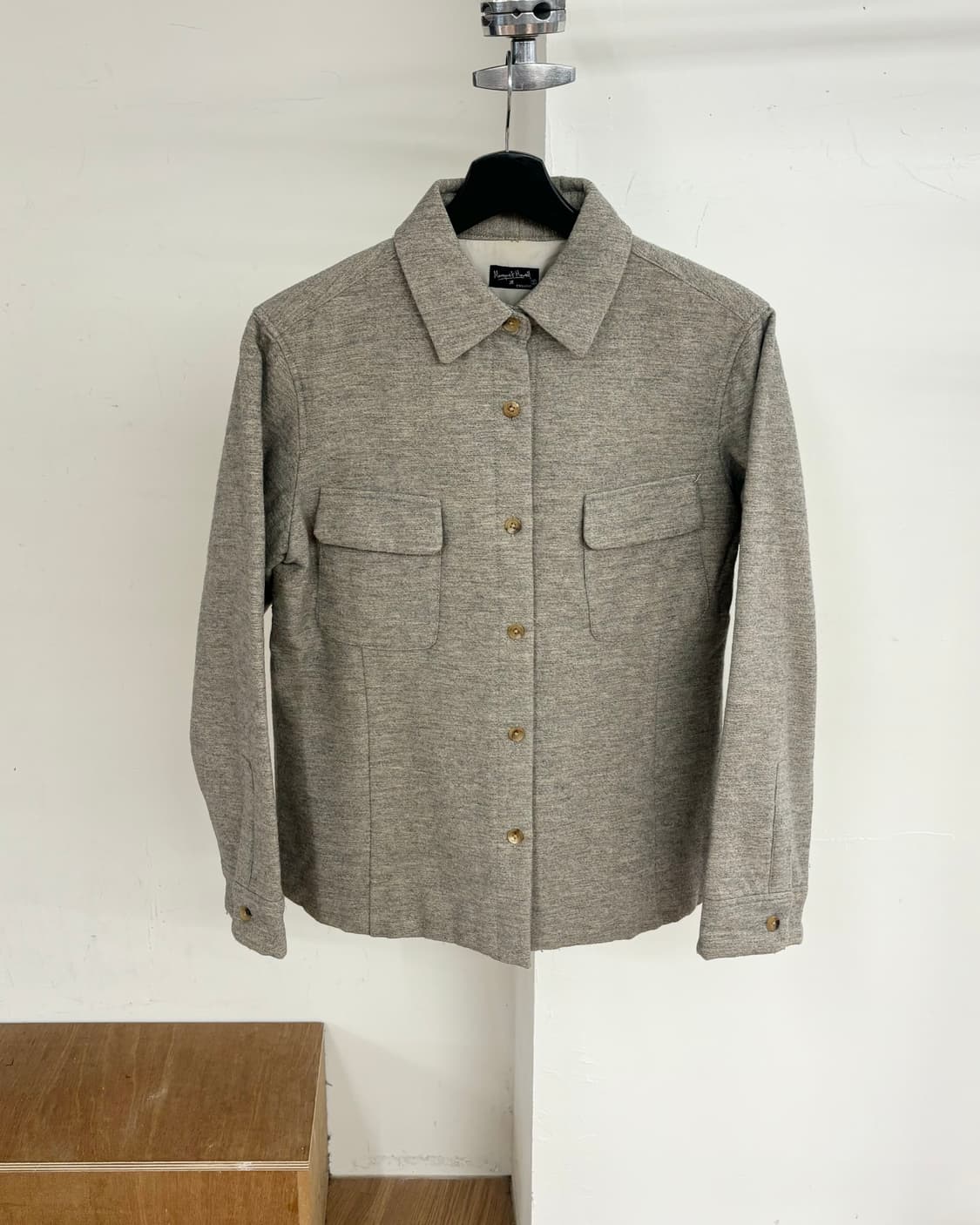 마가렛 호웰 멜란지 그레이 셔츠 자켓 상품이미지1