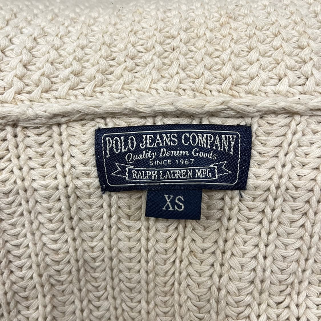 폴로 진스 니트 카라 가디건  상품이미지5