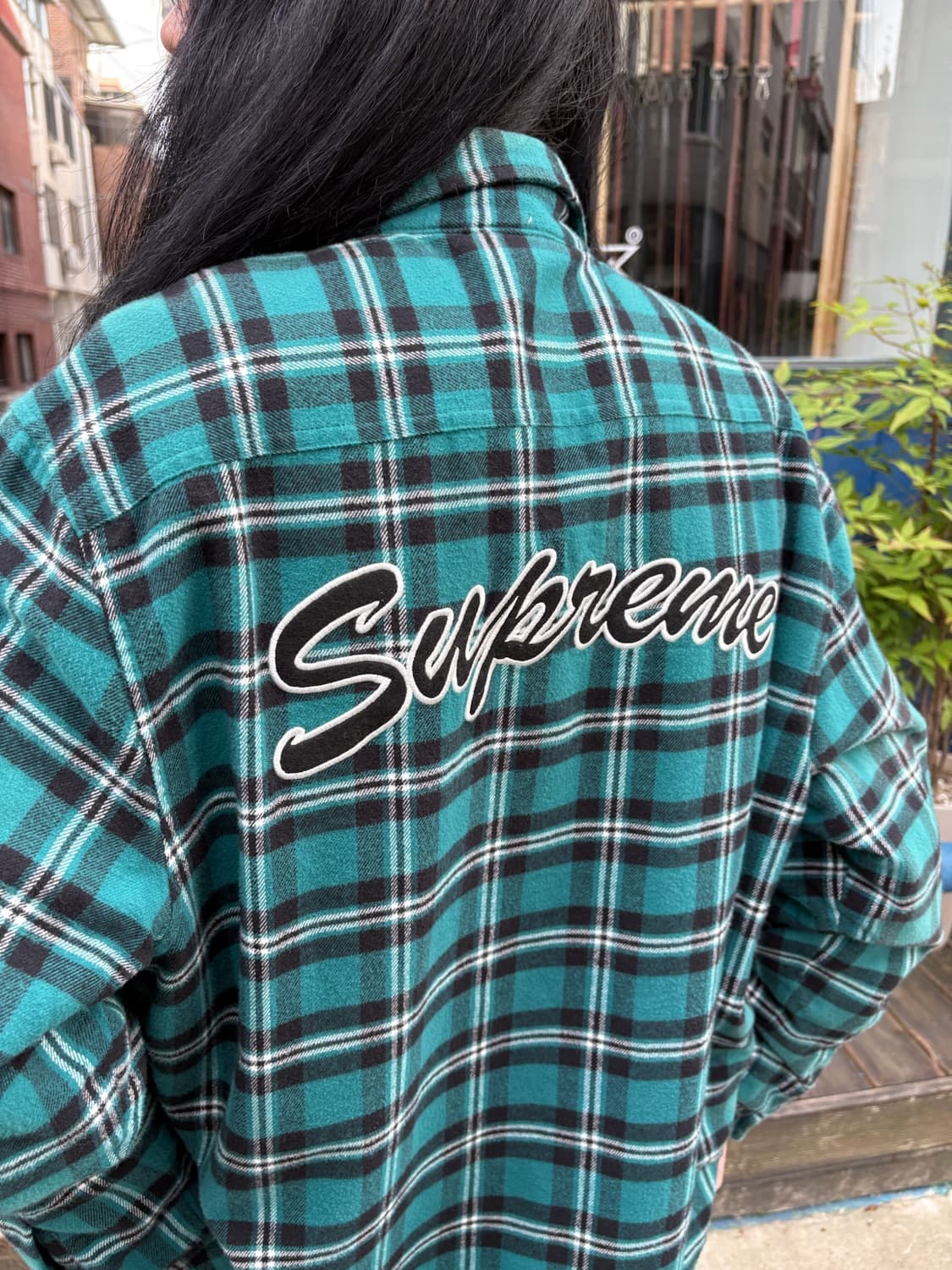 슈프림 백로고 디테일 셔츠 자켓 상품이미지7