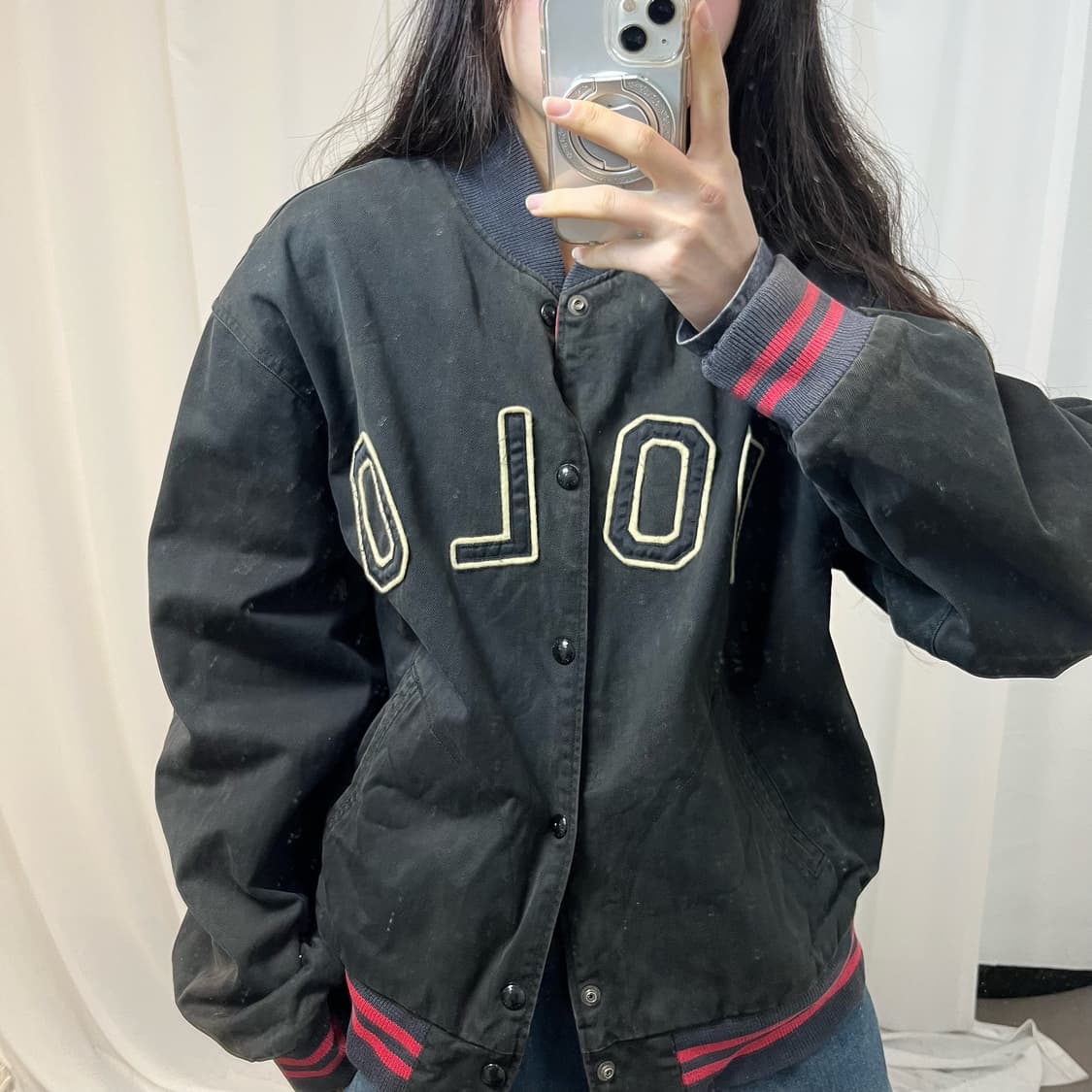 Polo 90’s Kanye Tiger Varsity Jacket 상품이미지2