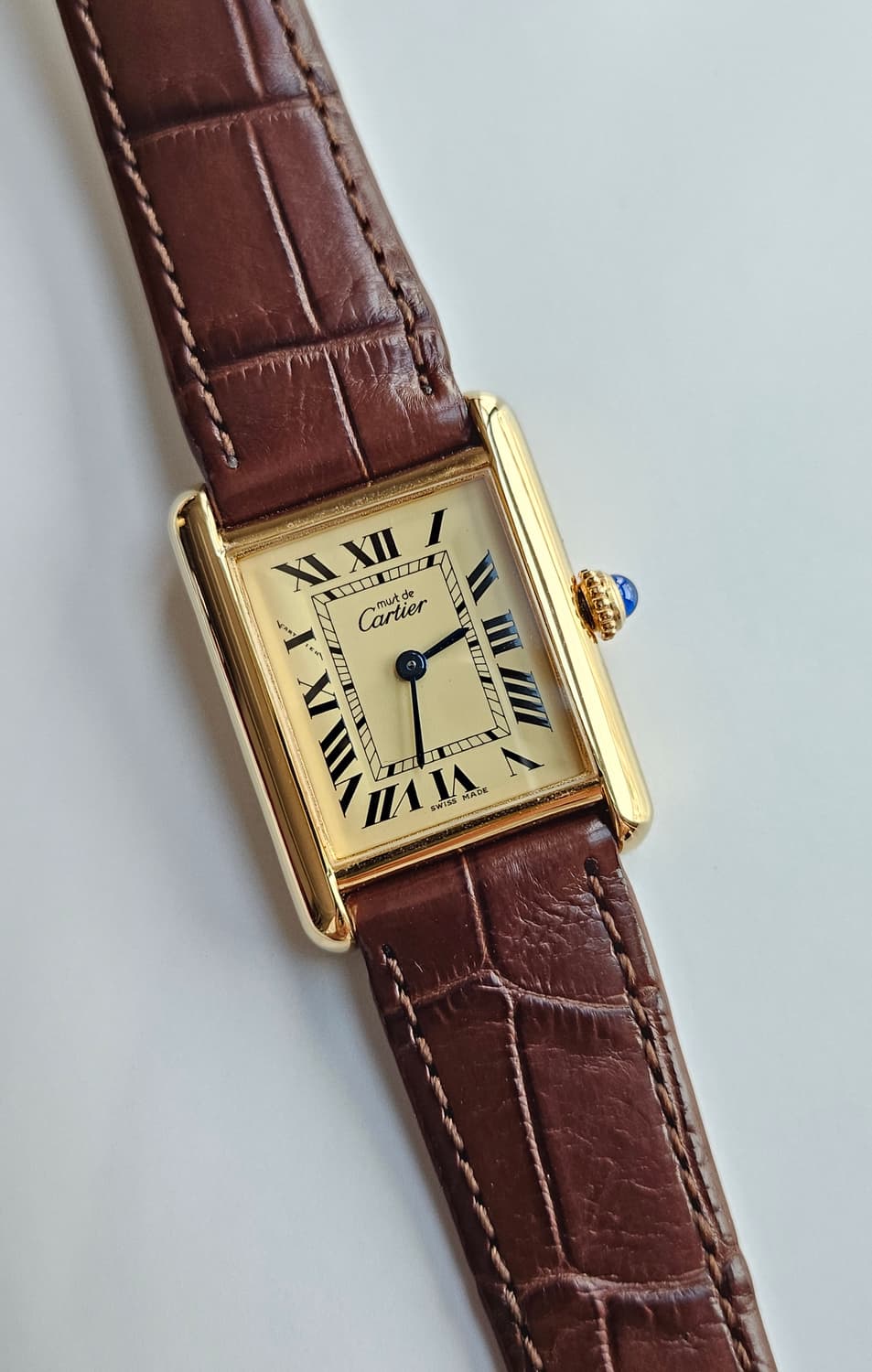 까르띠에 빈티지 탱크머스트 스몰 쿼츠 (디버클) 상품이미지1