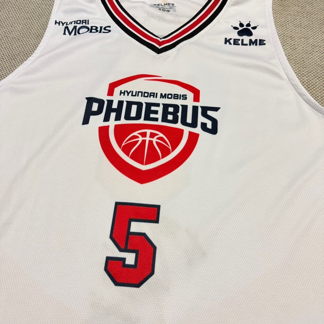 켈미 KBL 현대 모비스 김지완 유니폼 상품이미지2