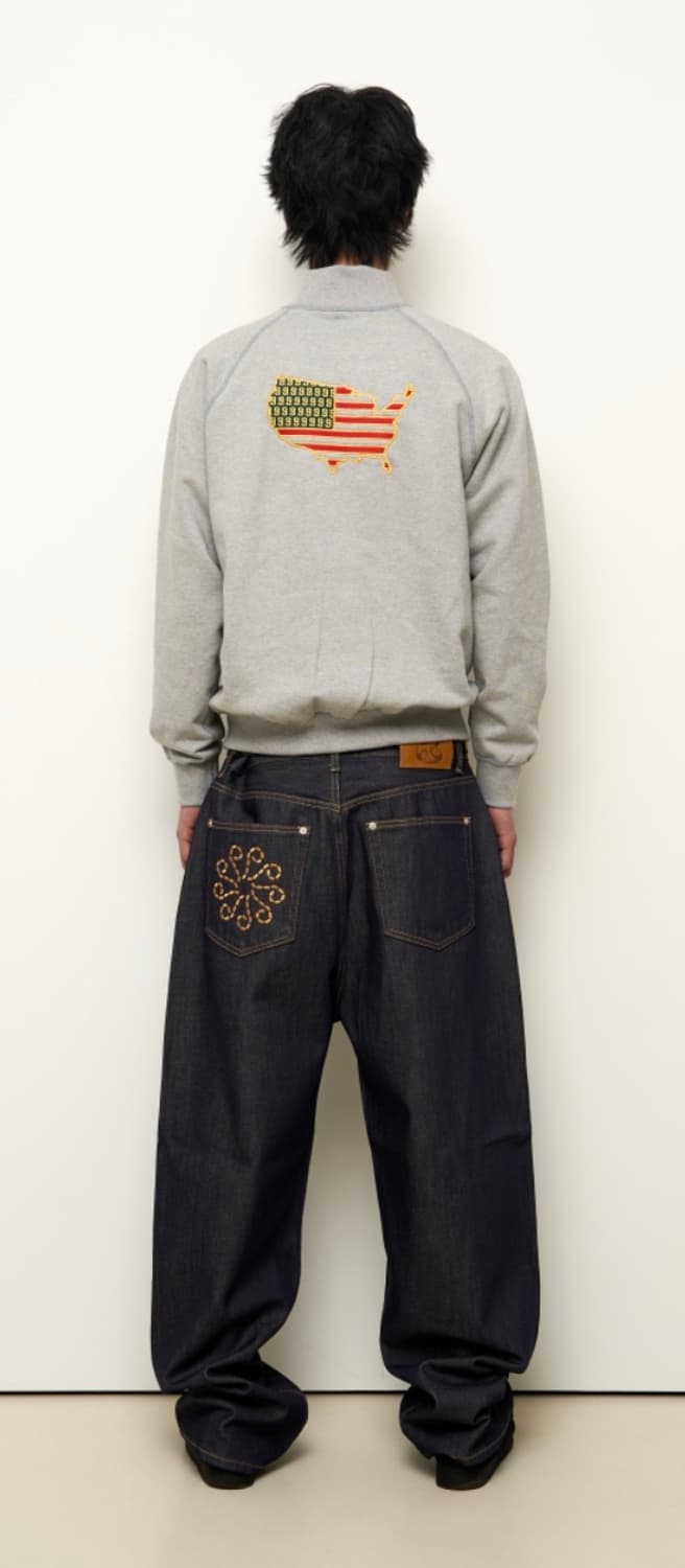 9999아카이브 Linking Wide Denim Pants 3 상품이미지3