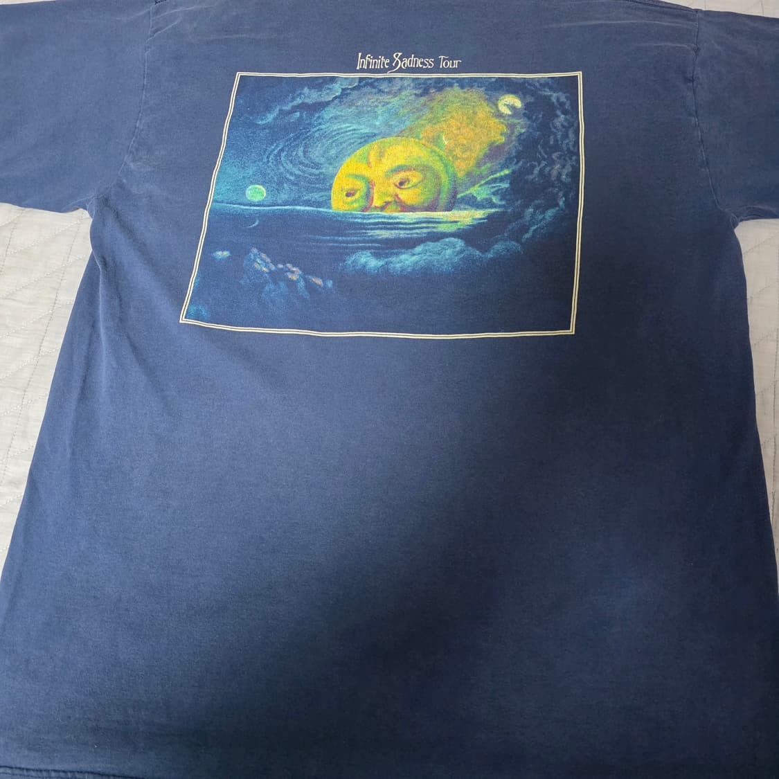 [OS] 90s 스매싱펌킨스 인피니트 새드니스 네이비 빈티지 밴드티 상품이미지8