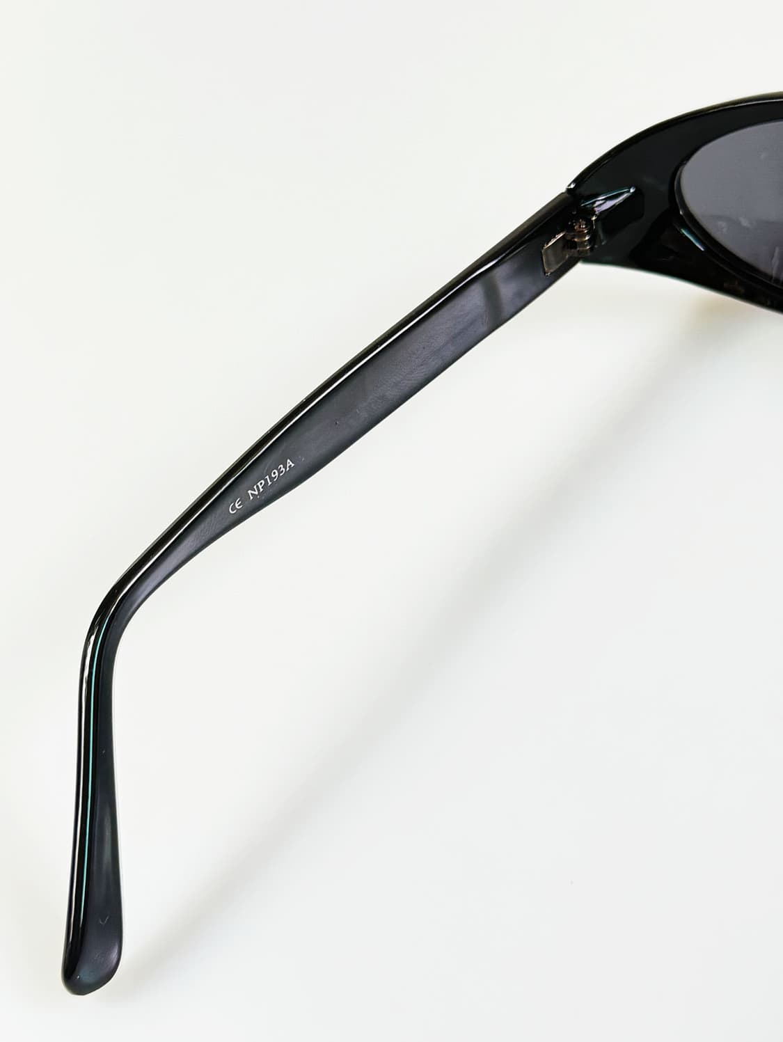 90s FIRE GAS 블랙 볼드 오벌 빈티지 선글라스 상품이미지7