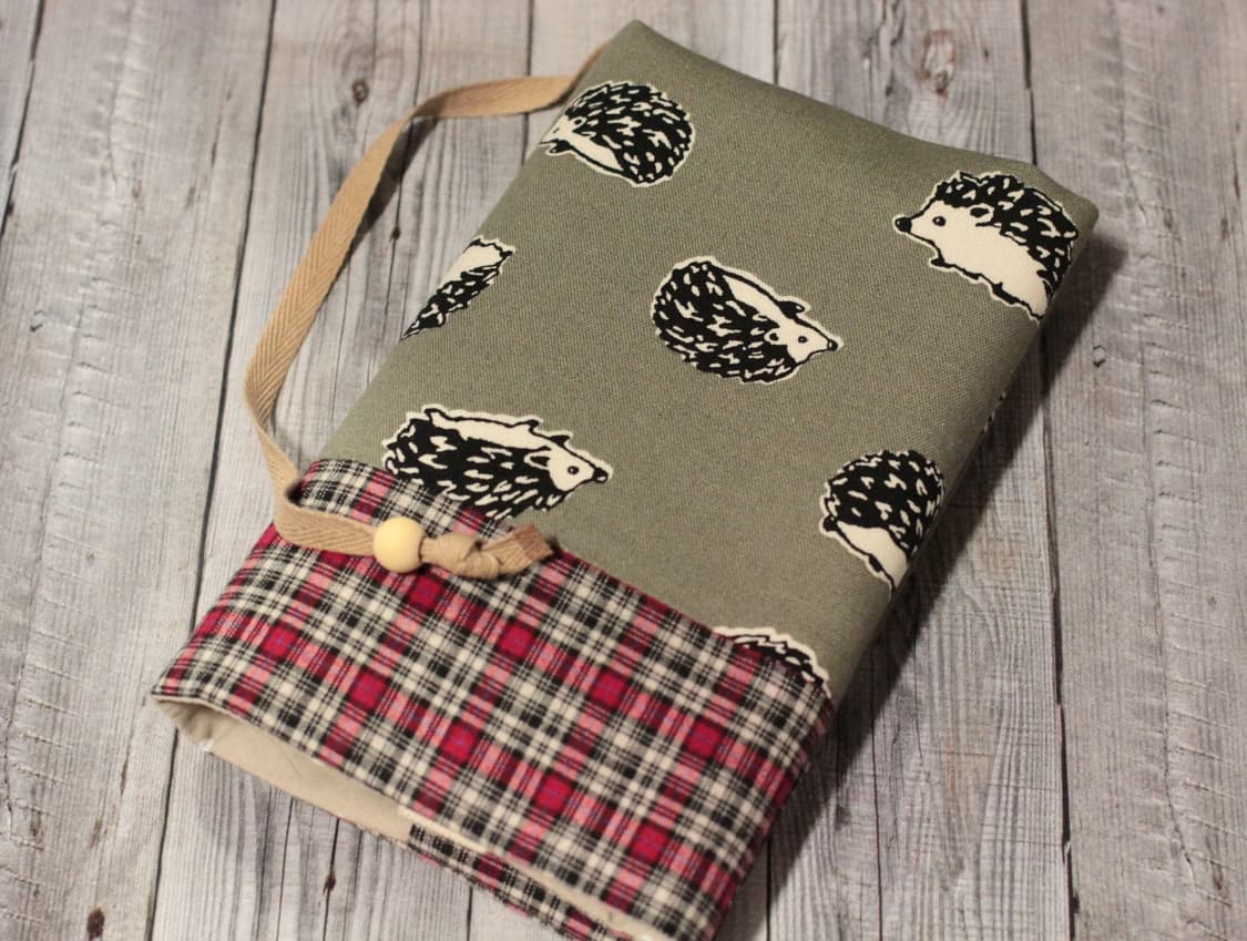 핸드메이드 고슴도치 무늬 북커버 상품이미지10