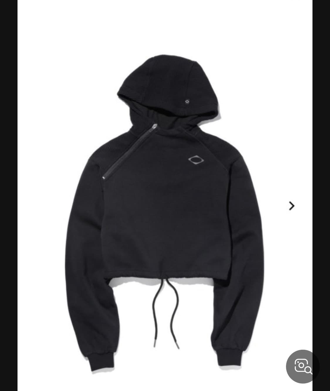 S미스치프와플 크롭후드티 상품이미지1