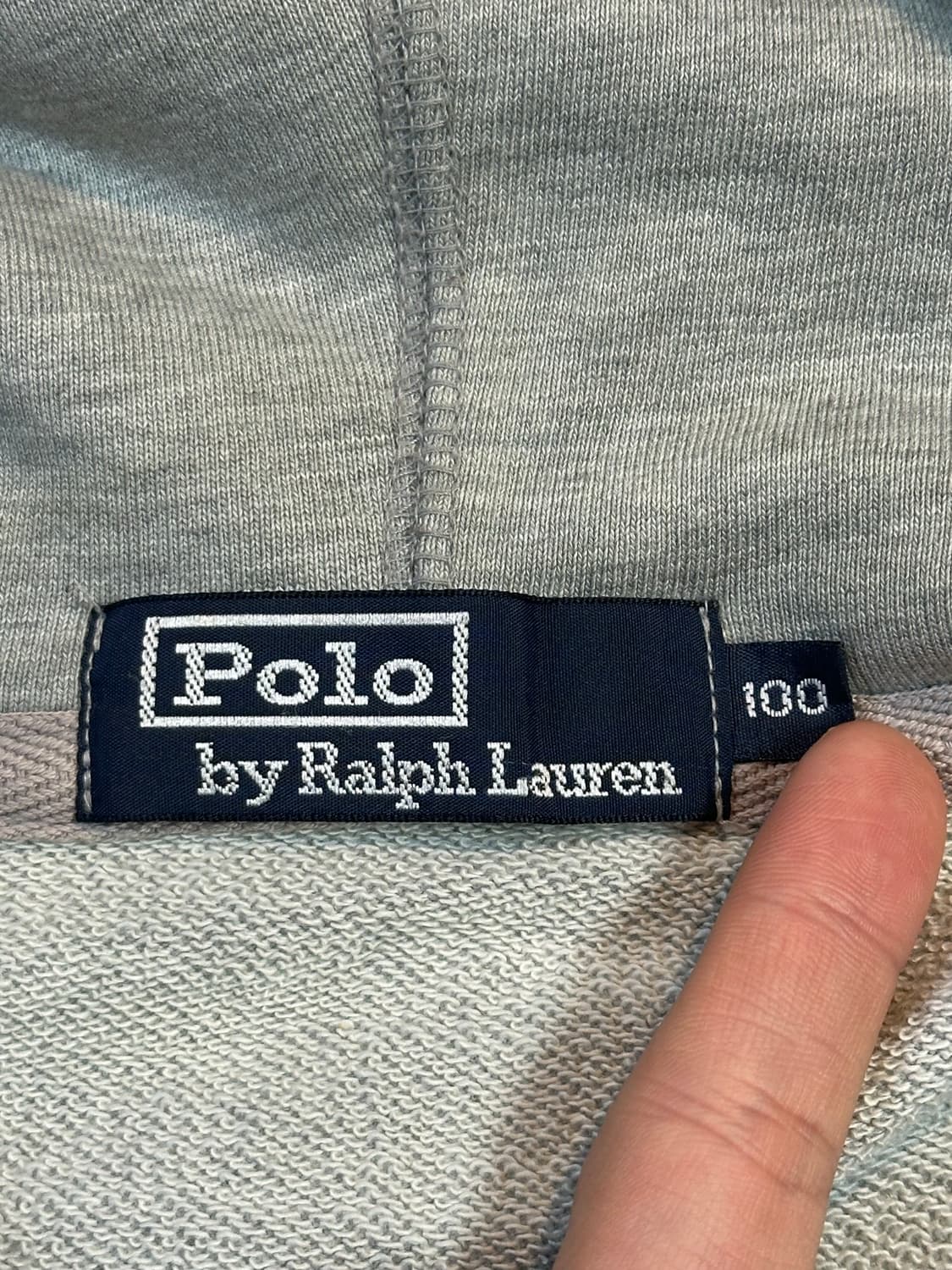 폴로 랄프로렌 POLO 네이비포니 후드집업 그레이 상품이미지9