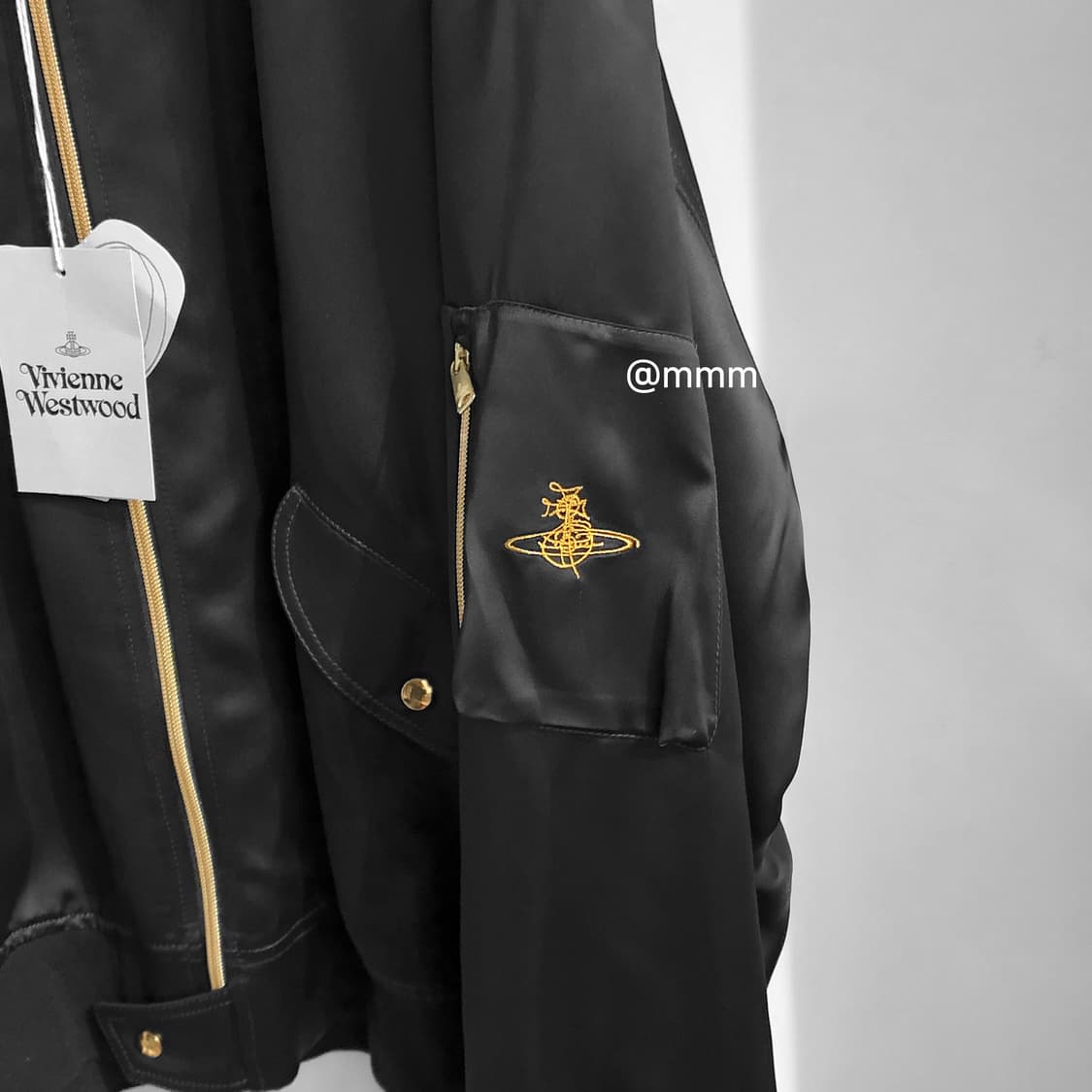 비비안/자수 ma-1 봄버 블루종 상품이미지5