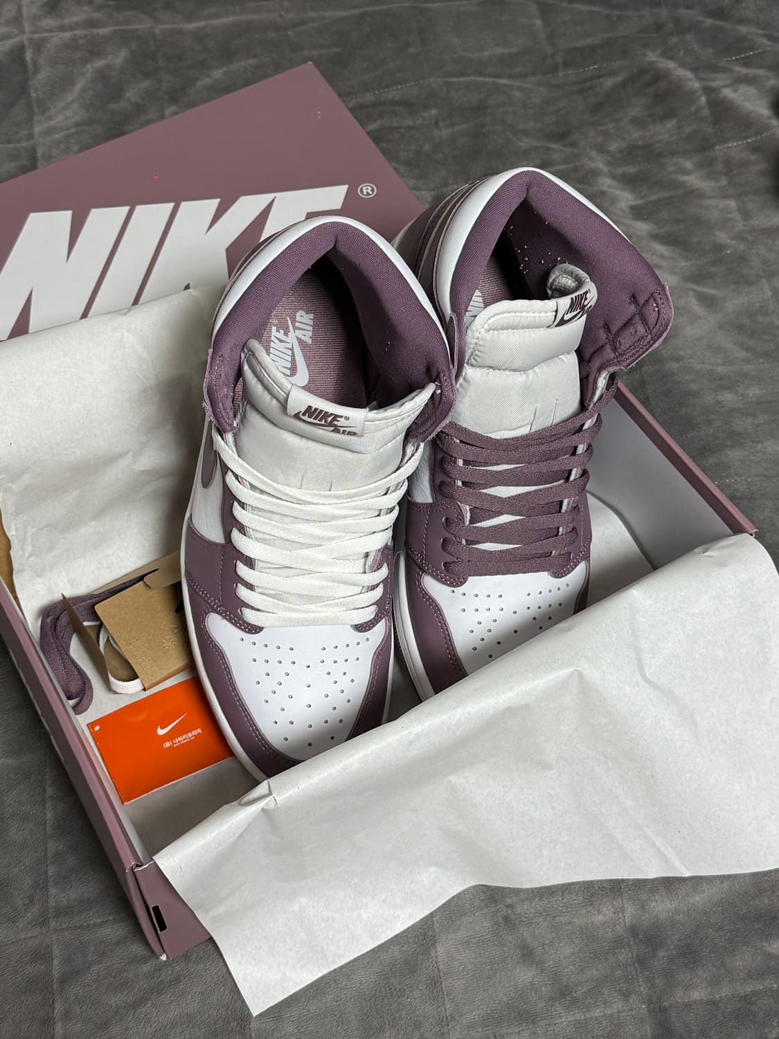 나이키 에어조던1 하이 OG 마우브(A+ 중고상품) 상품이미지2
