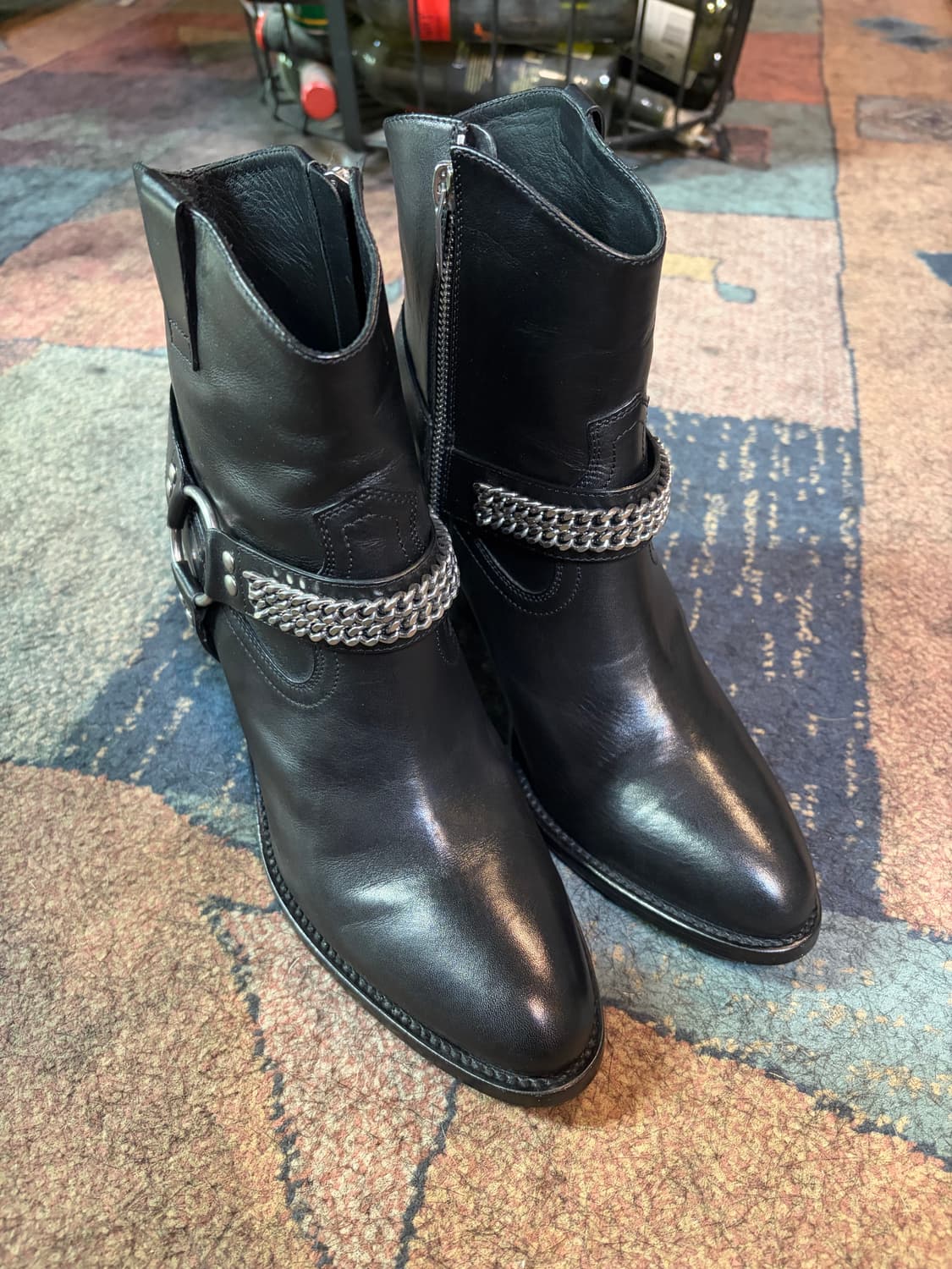 생로랑 체인 하네스 힐 부츠 size 39 (250-255) 상품이미지1