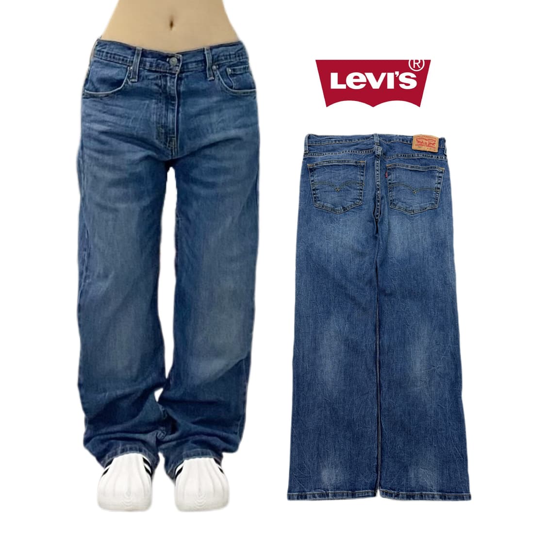 리바이스 569 새깅 워싱 스케이터 데님팬츠 상품이미지1