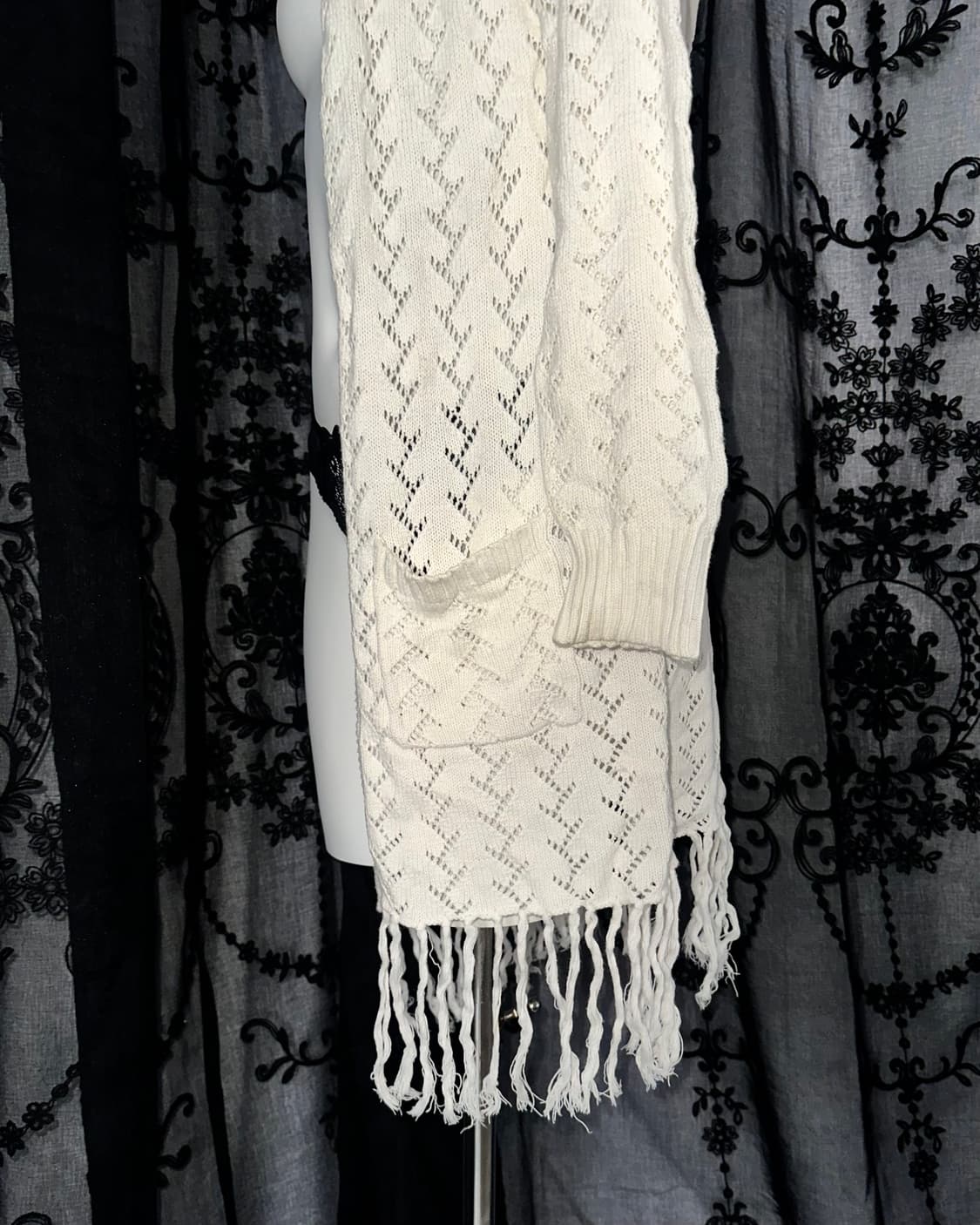 White Long Cardigan 상품이미지4