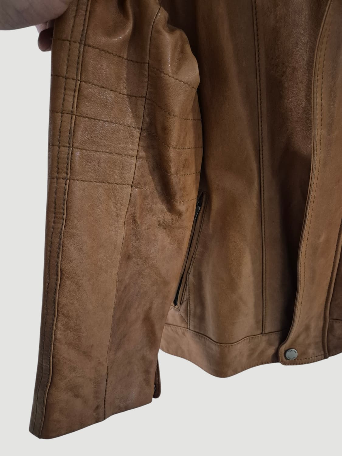 [95~100]보스트로by파크랜드 빈티지 가죽자켓 Men 상품이미지6