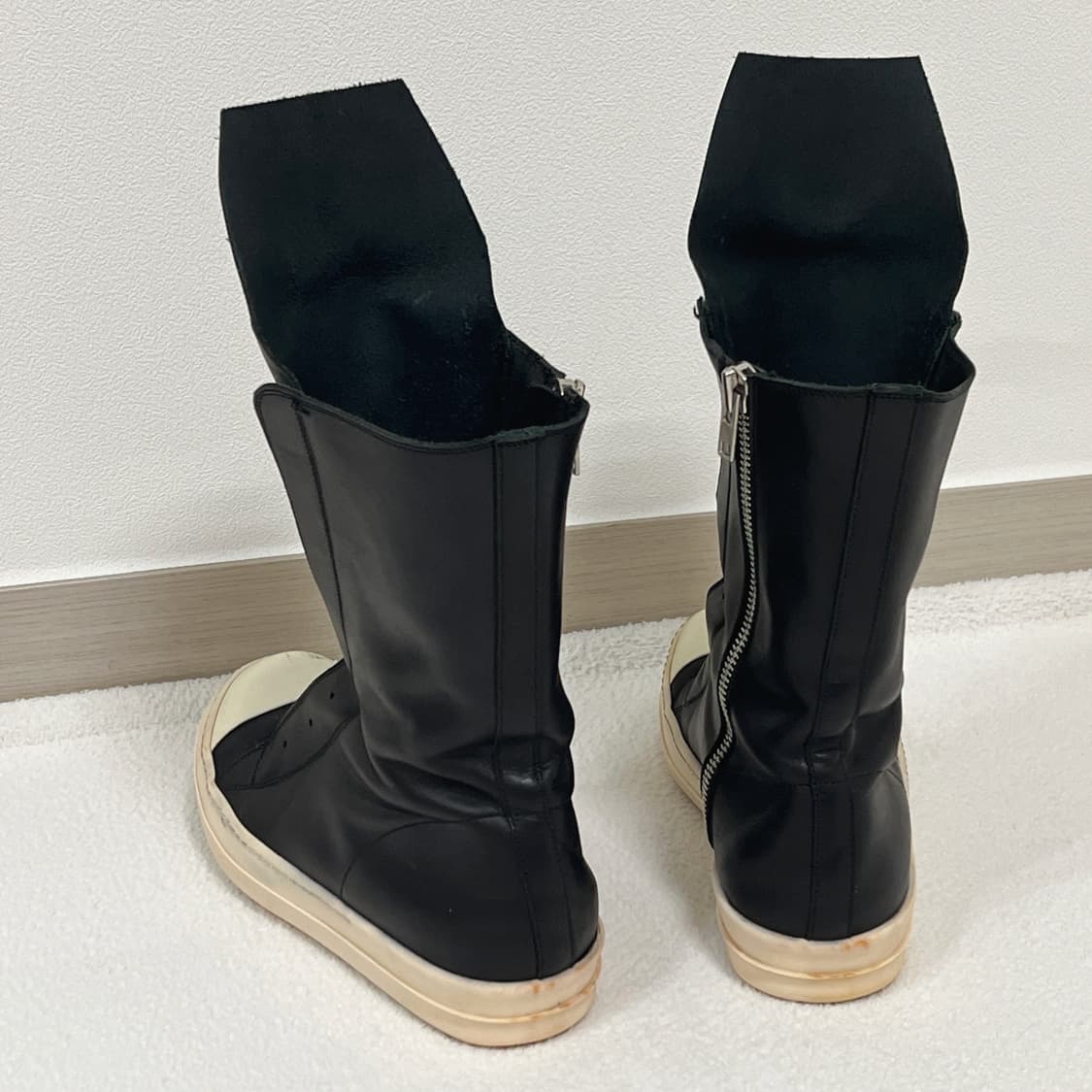 릭오웬스 15FW 롱라몬즈 부츠 블랙 LVBP 상품이미지3