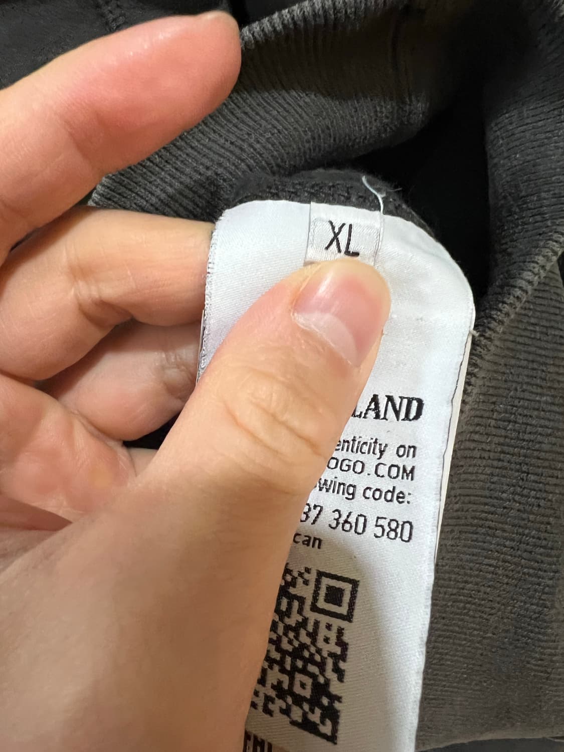 스톤아일랜드 브라운 워싱맨투맨 xl 상품이미지3