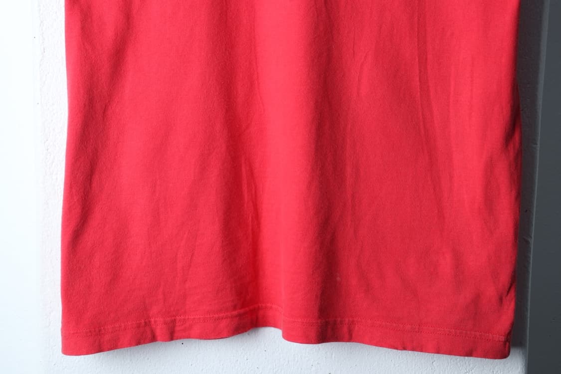 (XL-2XL) 챔피온 반팔 티셔츠 빅로고 레드 에이징-H30825 상품이미지4