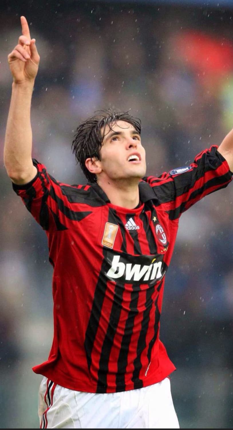 레트로)07-08시즌 ac밀란 홈킷 카카 유니폼 L사이즈 상품이미지9