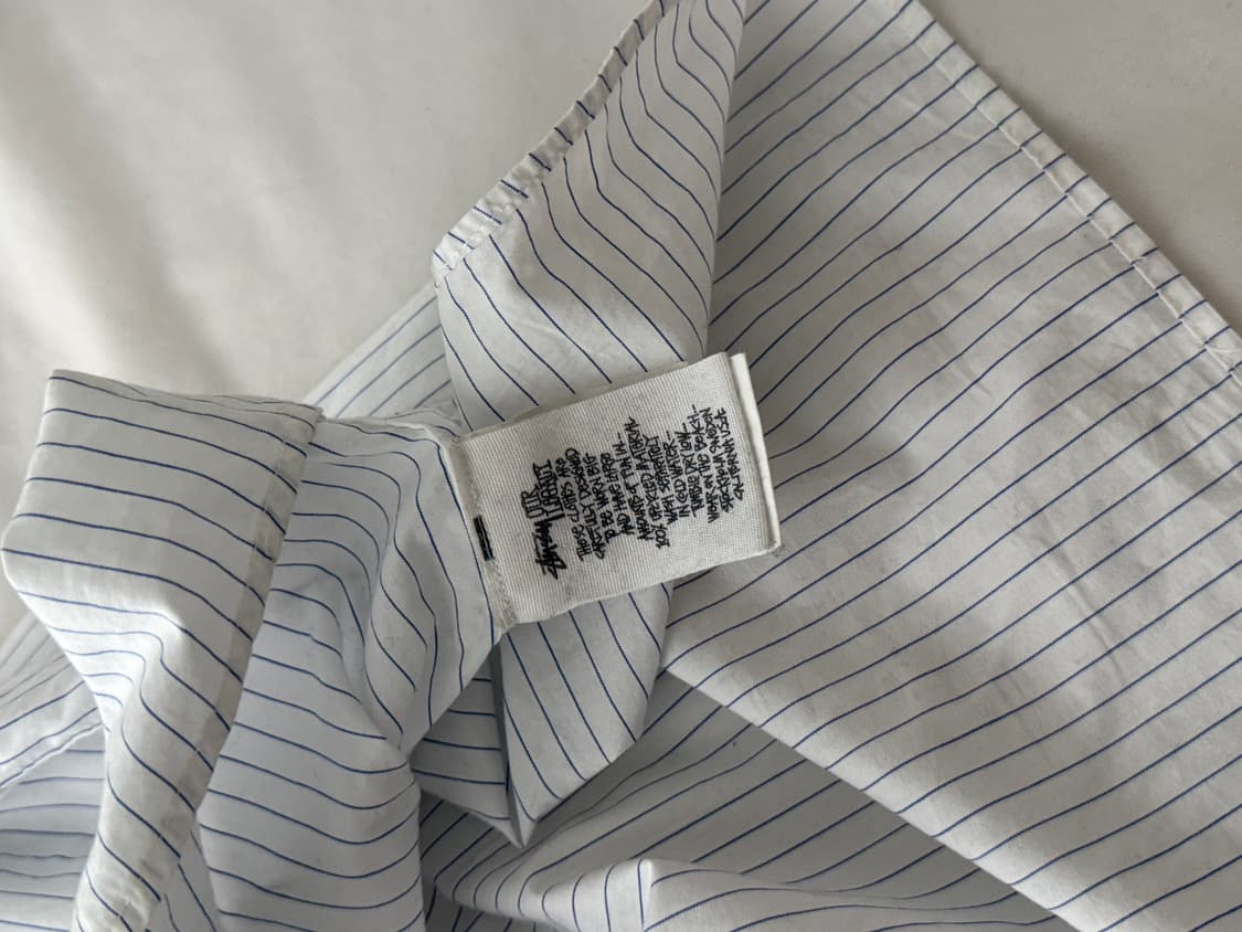 스투시 아워레가시 워크샵 버로우드 스트라이프 셔츠 상품이미지4