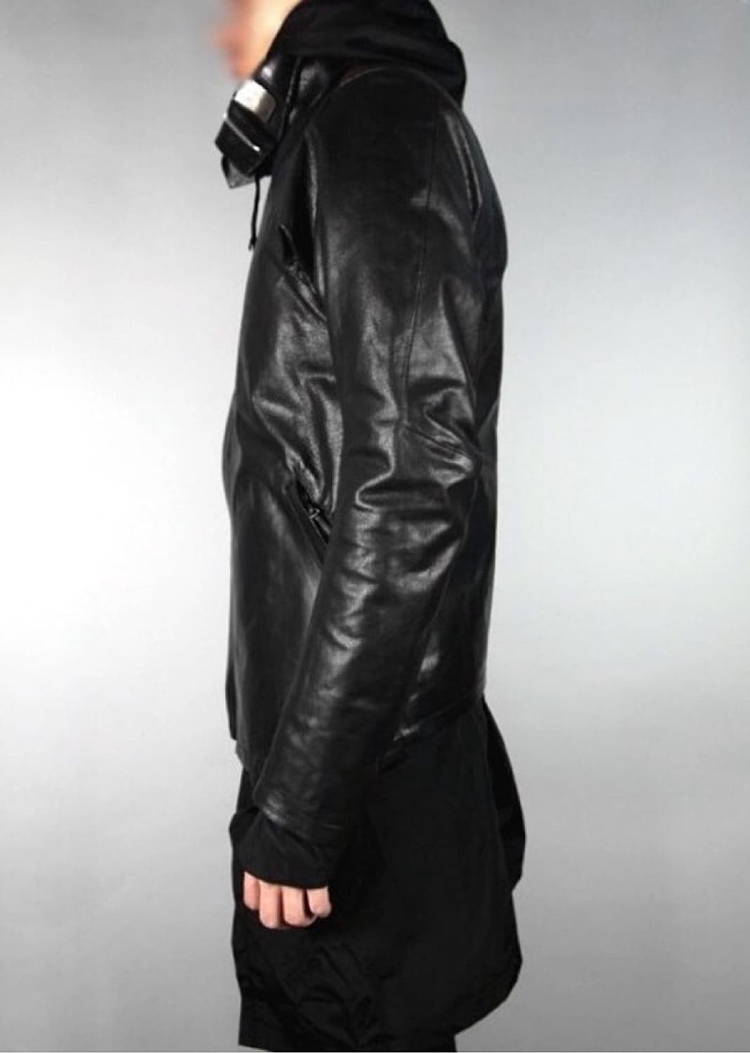 Oiled Body molded separable lining 레더자켓 상품이미지8