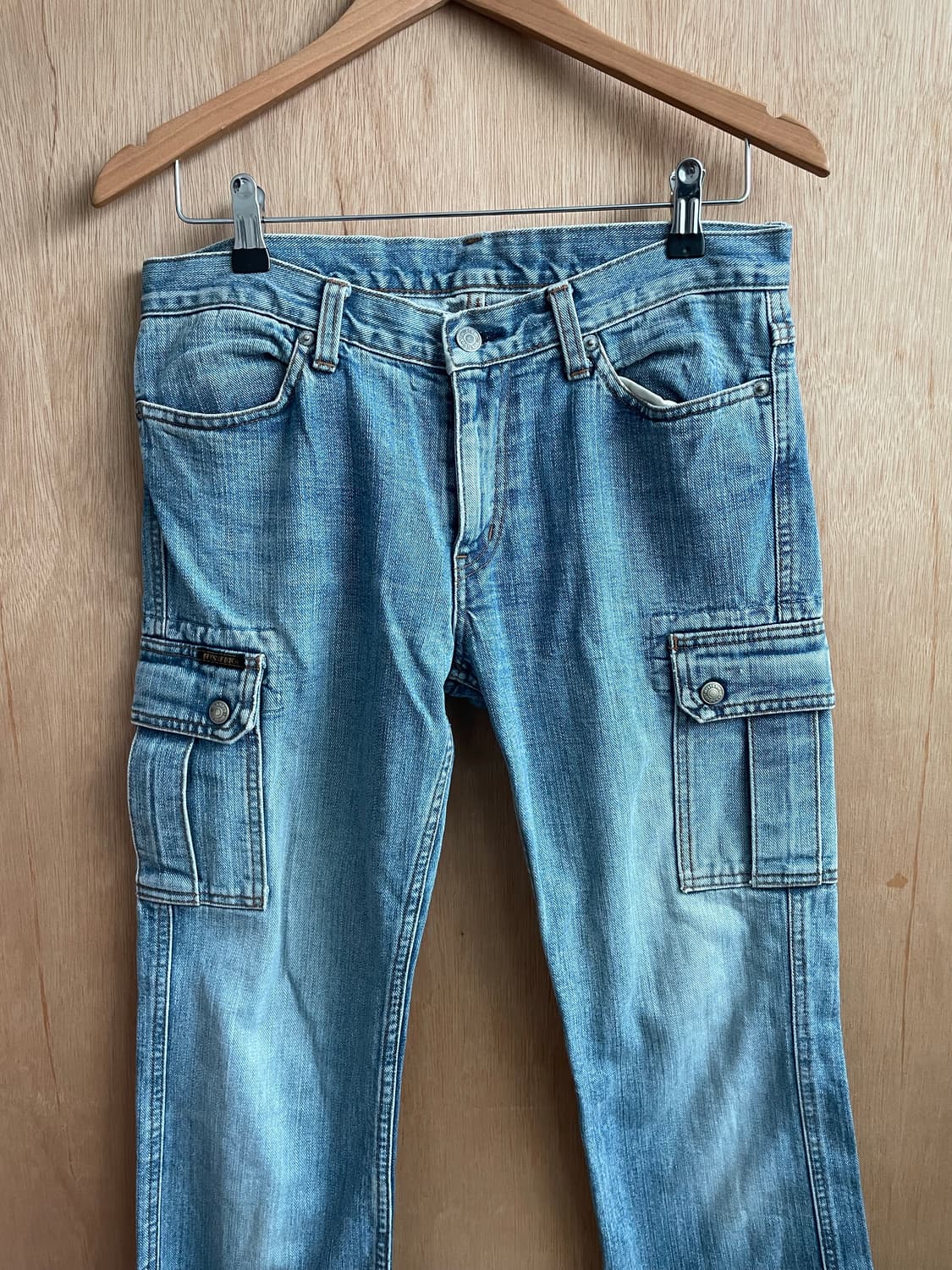 히스테릭글래머 데님 플레어 카고 팬츠 상품이미지6