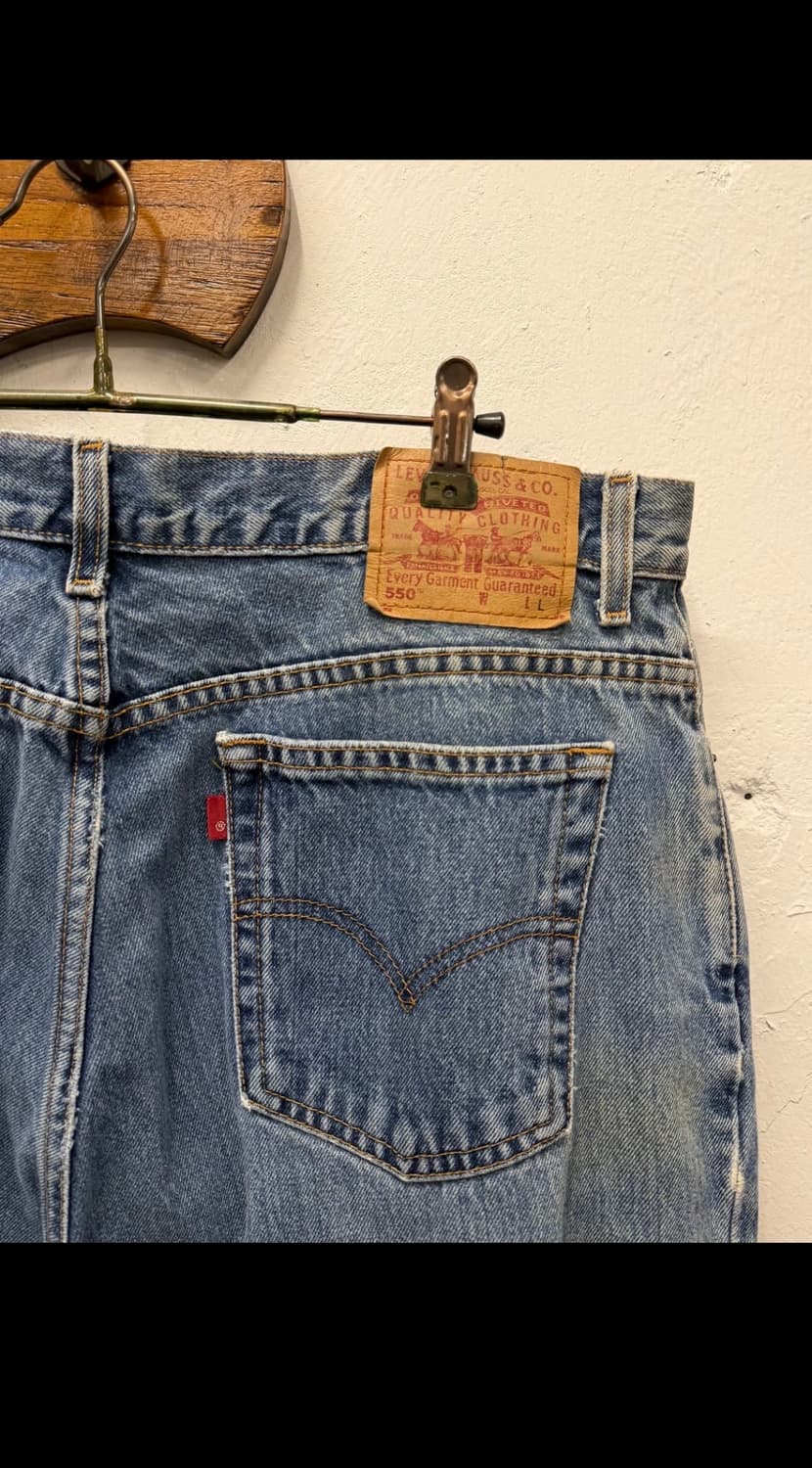 36) 00s Levi's 550 Relaxed Fit Tapered L 상품이미지3