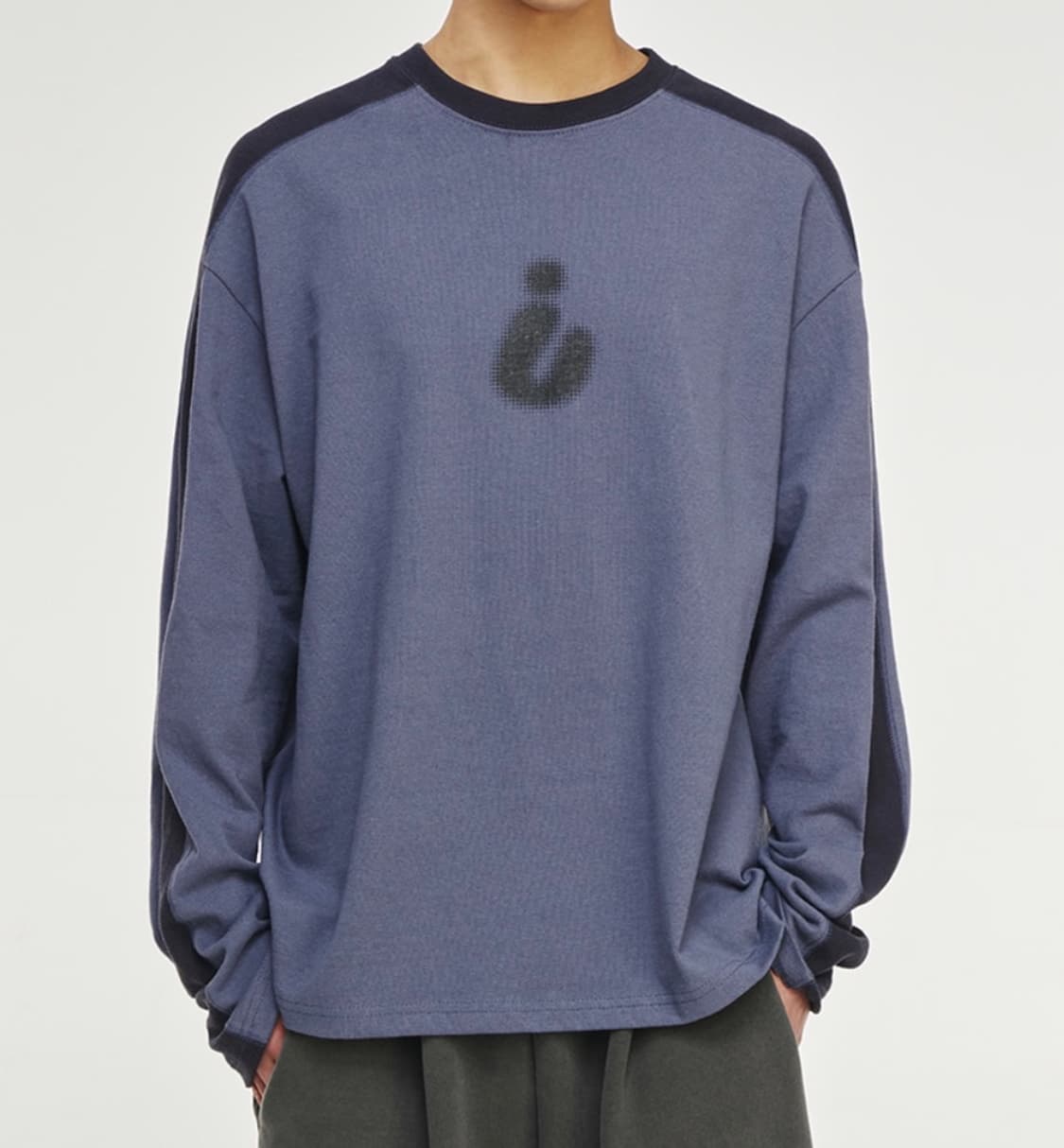 와플 그래픽 롱슬리브 티셔츠 상품이미지1