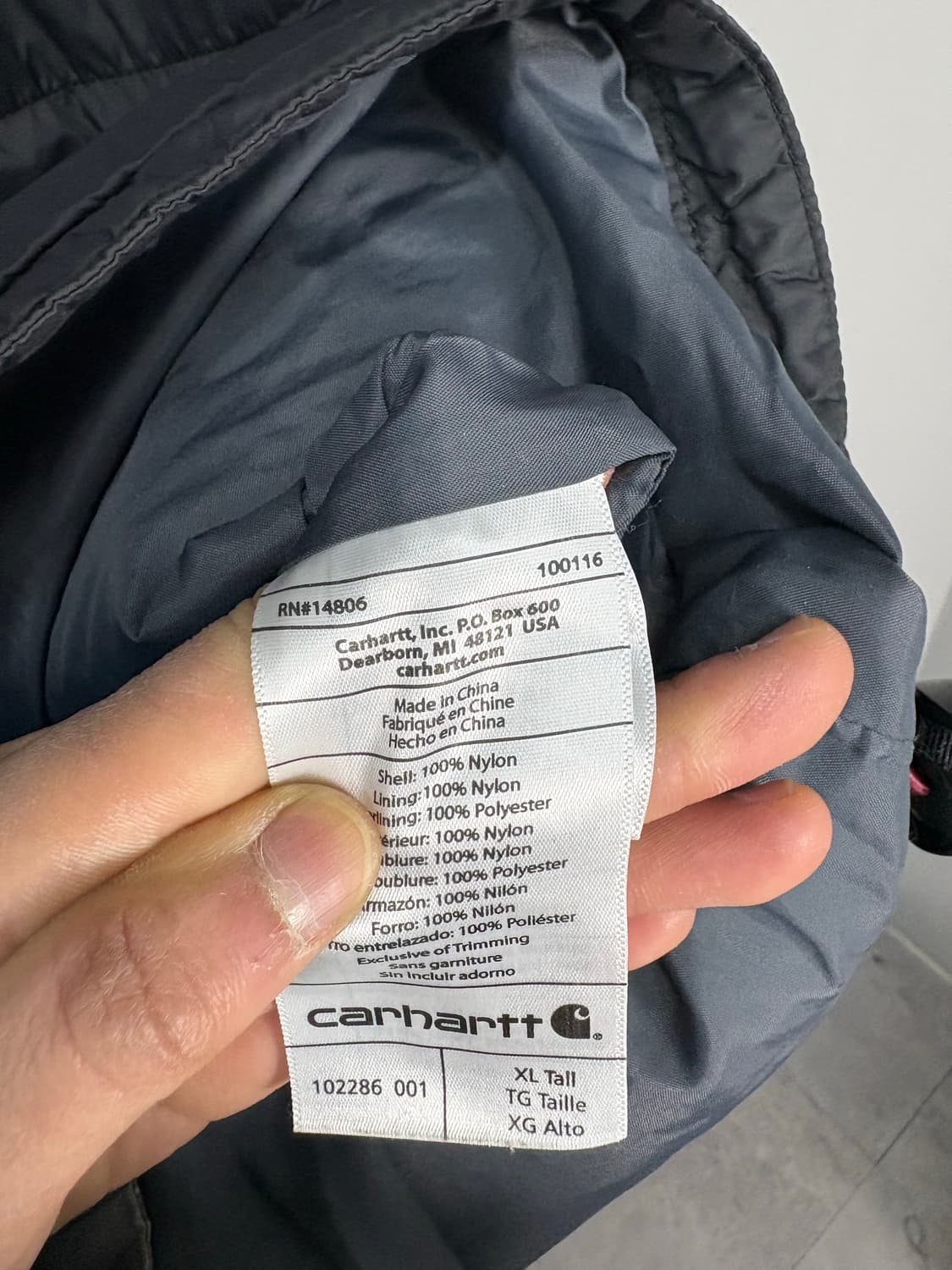 칼하트 길리엄 블랙 경량 베스트 자켓 A3498 상품이미지7