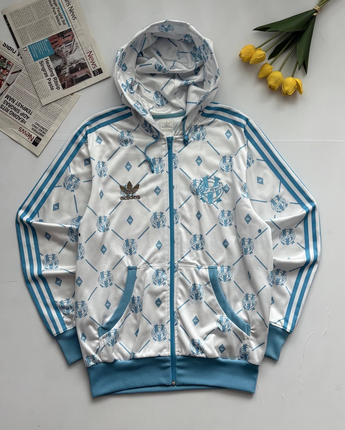 adidas 아디다스 마르세유 후드 집업 상품이미지2