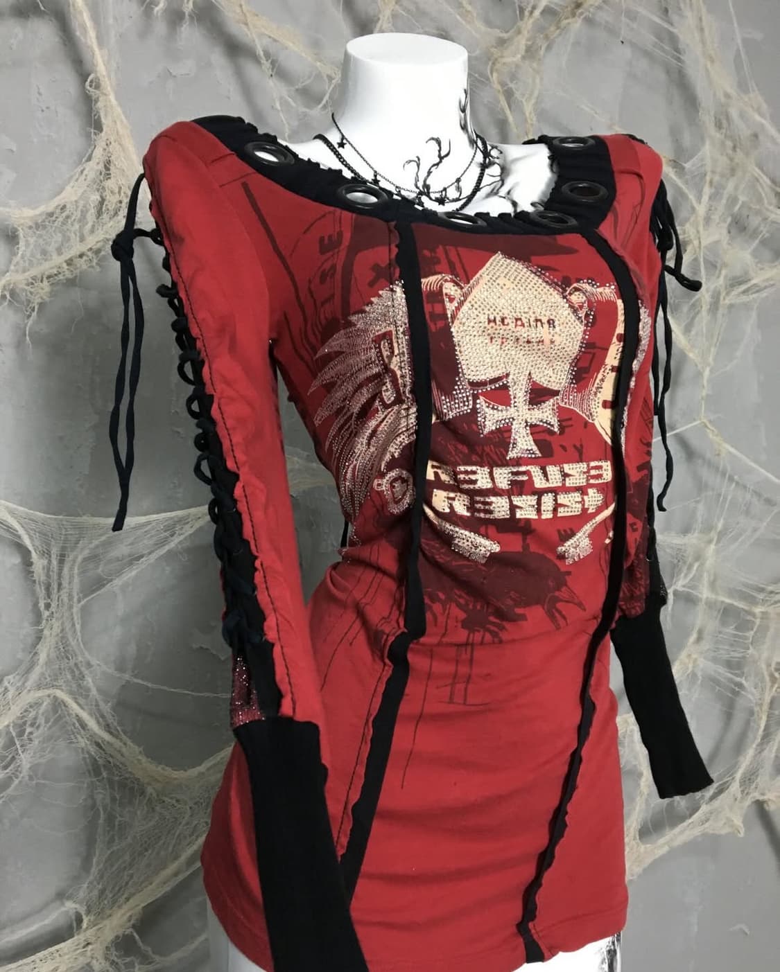 salvage 셀비지 아일렛로프디테일 탑 상품이미지2