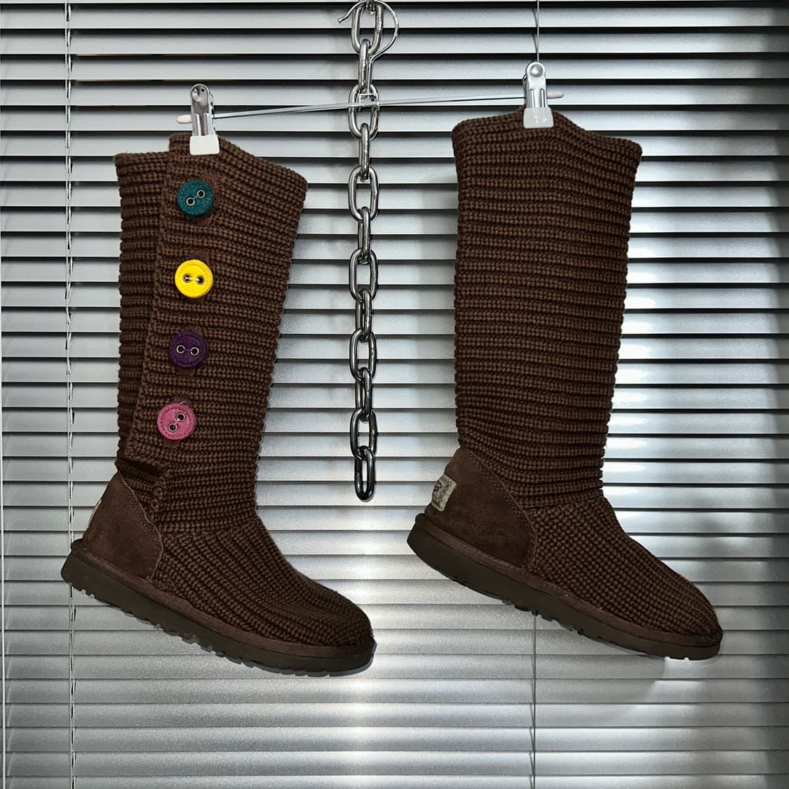 00s 브라운 니트 어그 카디 부츠 상품이미지2