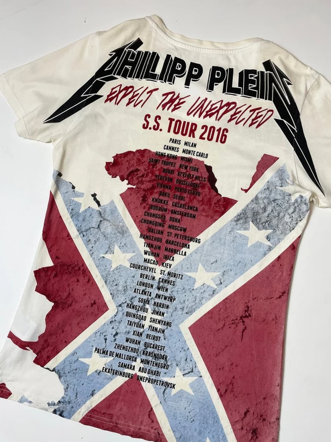 필립플레인 해골 그래픽 코튼 반팔 티셔츠 PN9643 상품이미지6