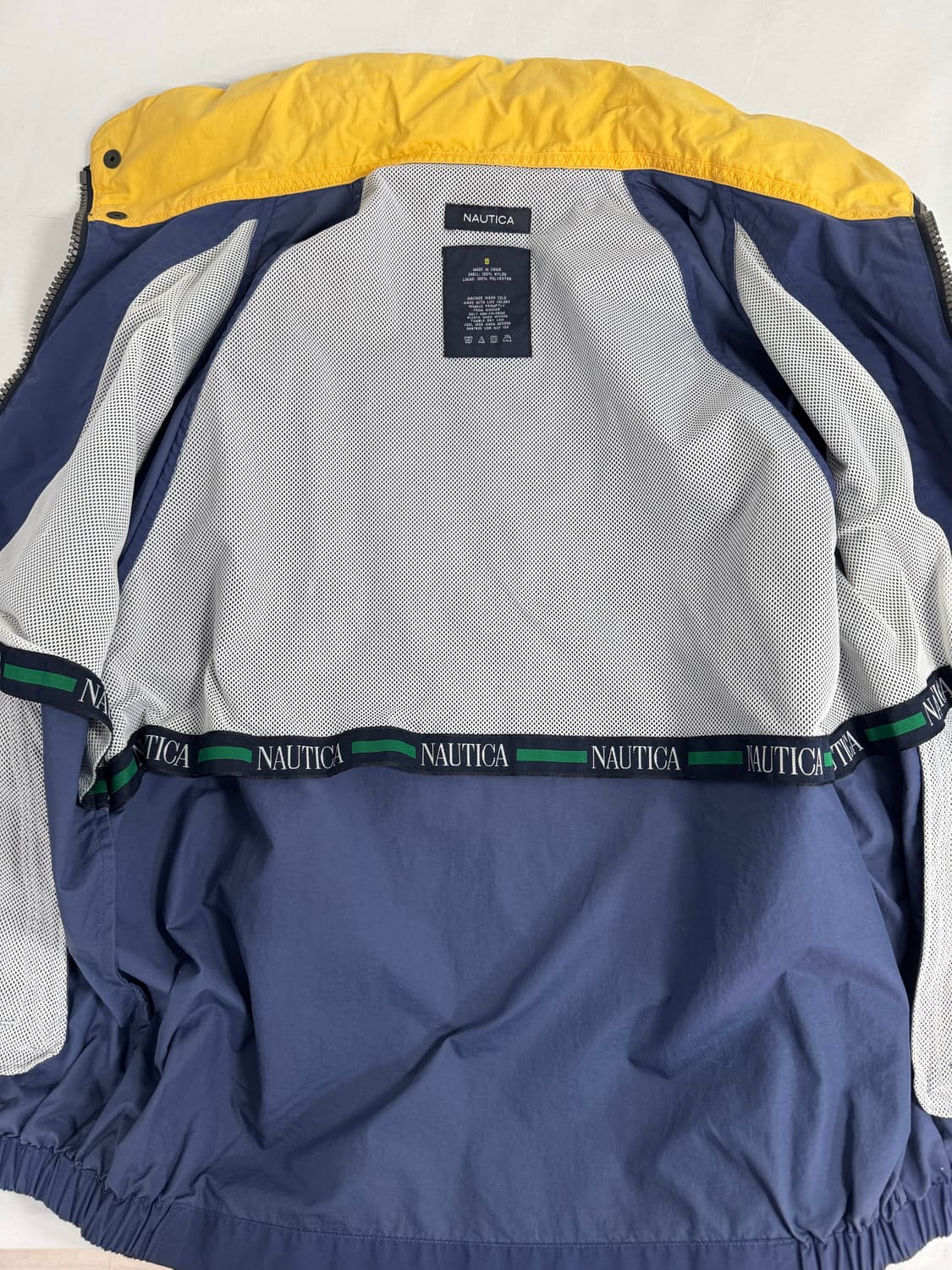 노티카 올드스쿨 암로고 바람막이 자켓 S 상품이미지5