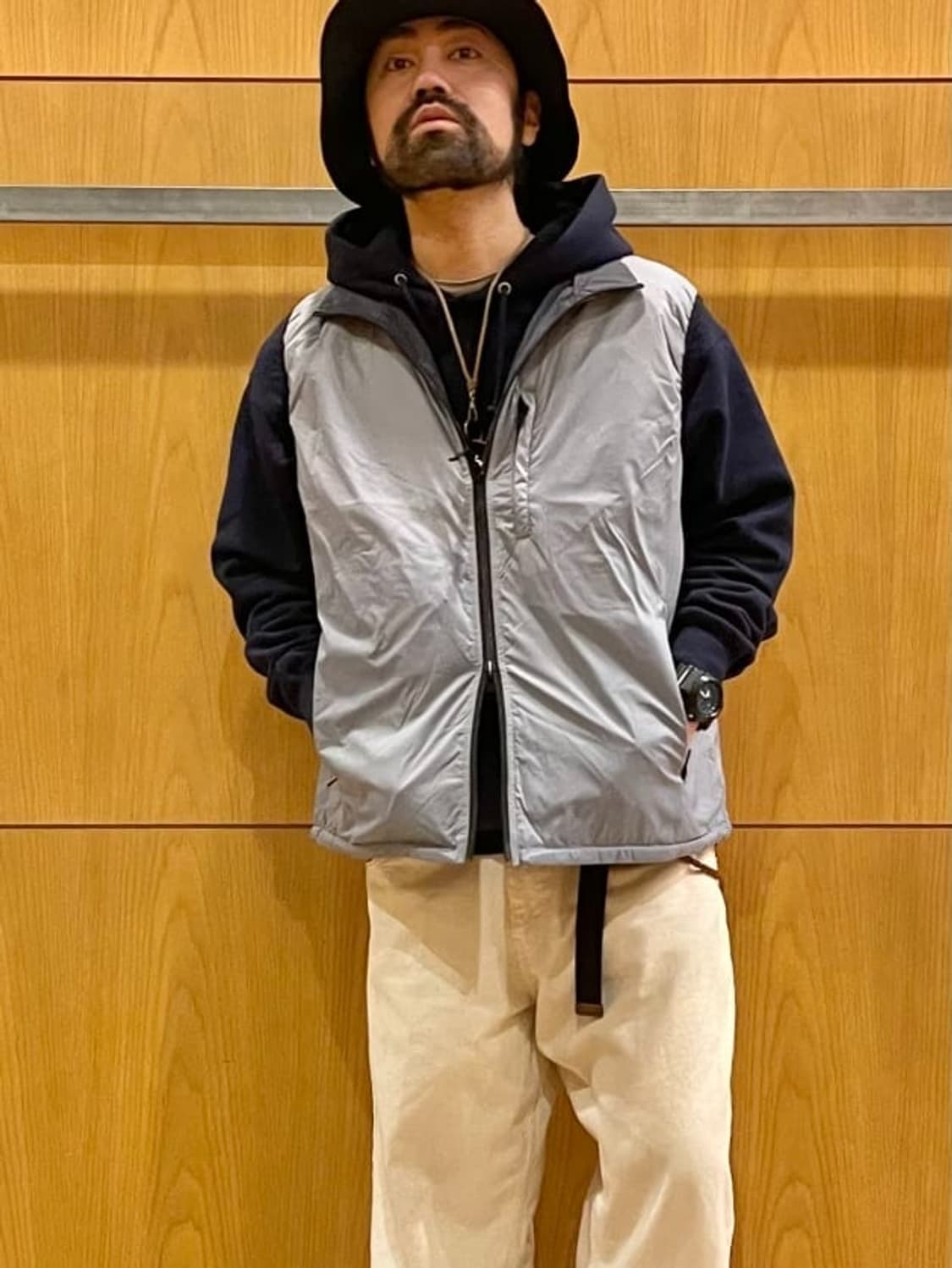 빔즈 BEAMS Nylon Teffeta Military Vest 상품이미지3