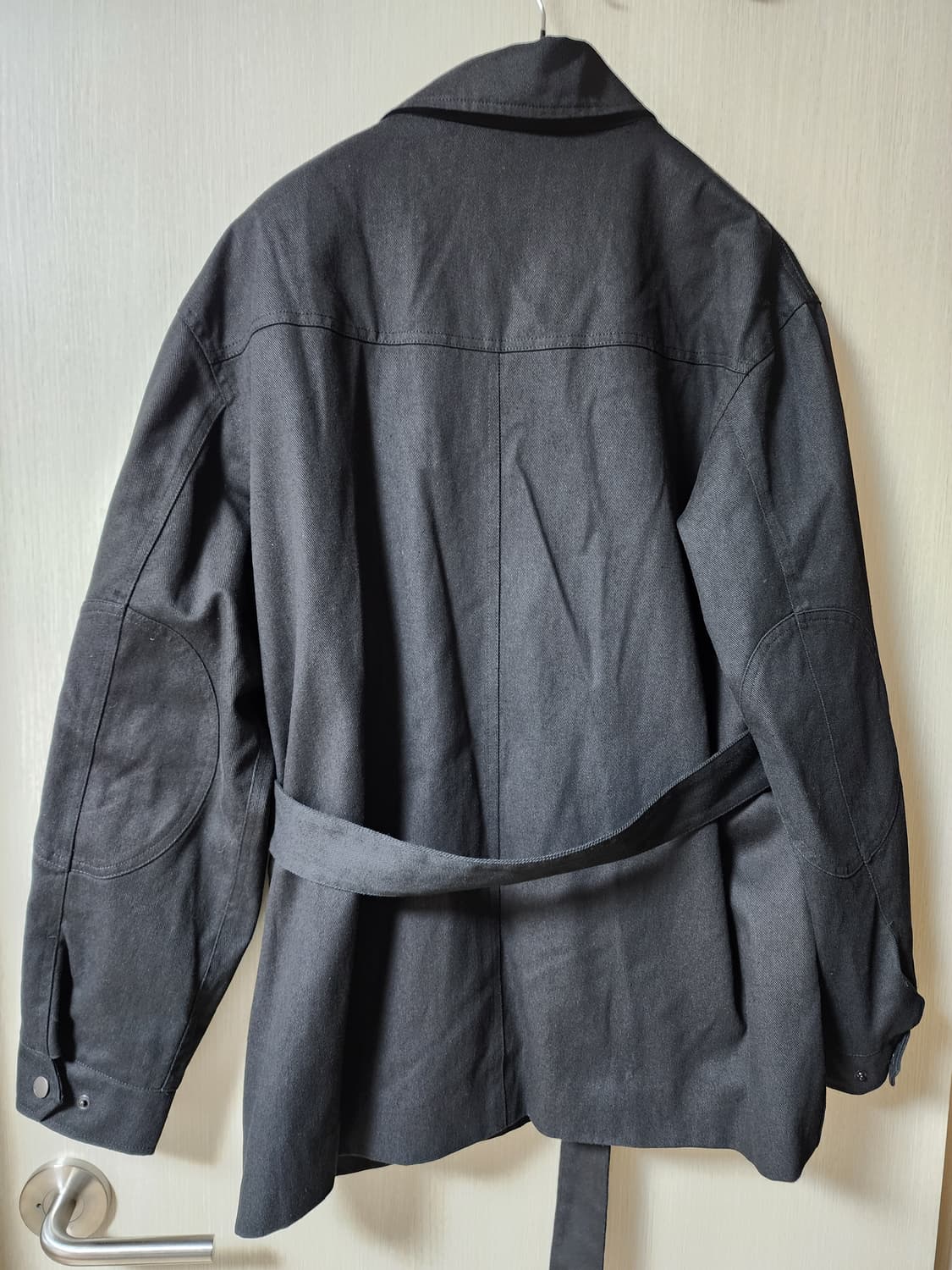 론트 사파리 헌팅 자켓 XL  블랙  사파리점퍼 상품이미지5