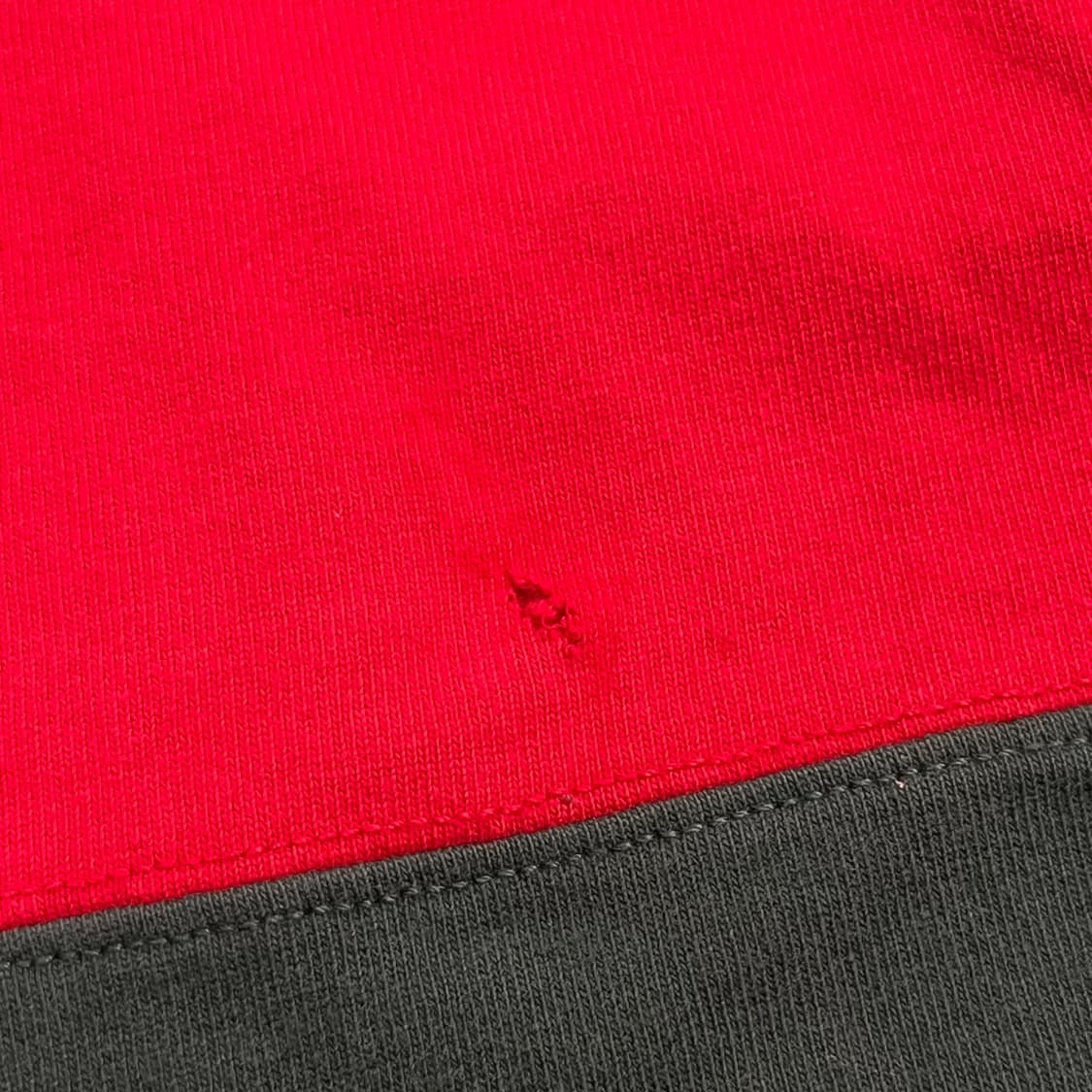 폴로 랄프로렌 그린 레드 카라 럭비 티셔츠  상품이미지7