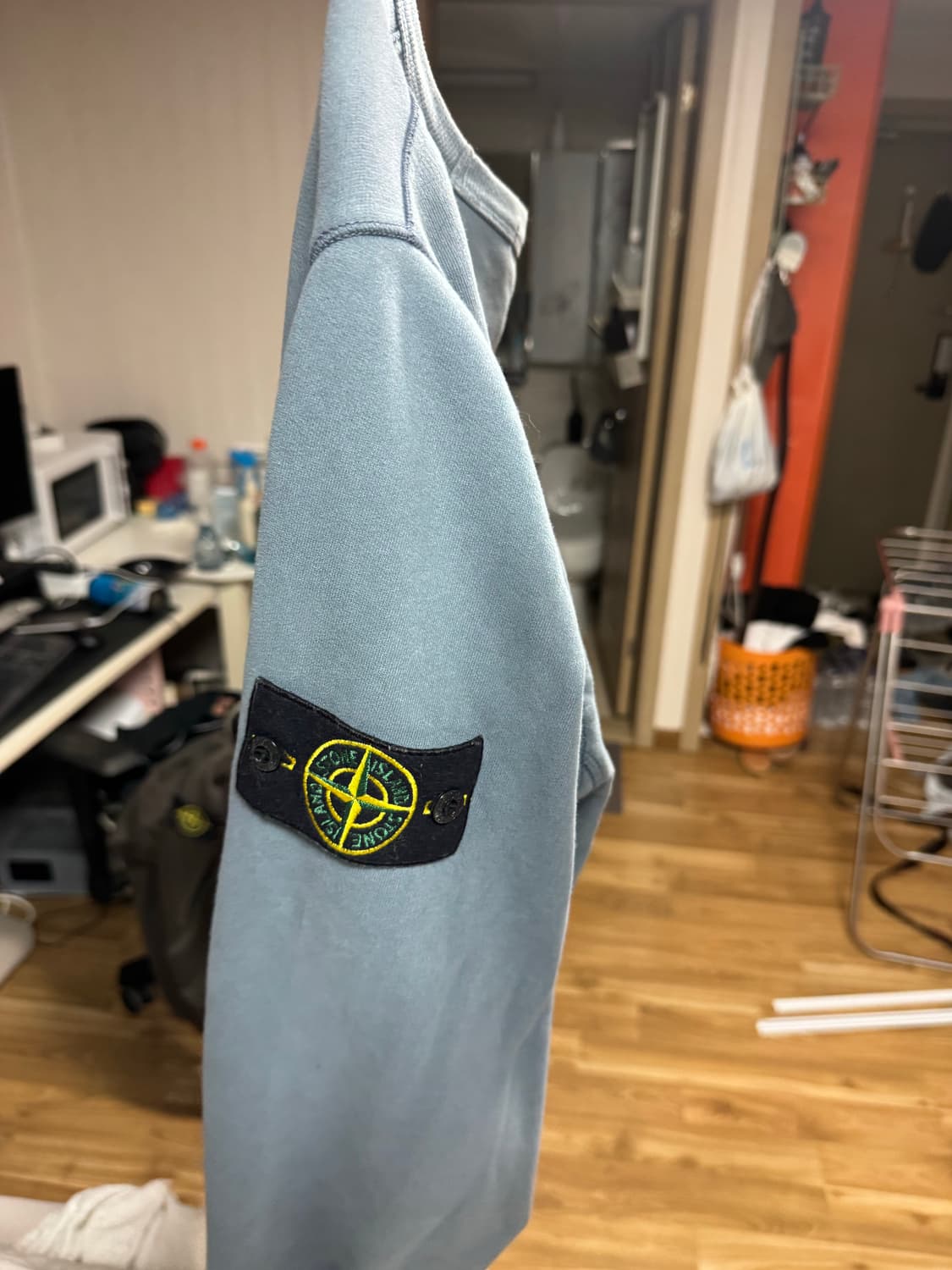 19fw 스톤아일랜드 맨투맨 xxl (그레이블루) 상품이미지3