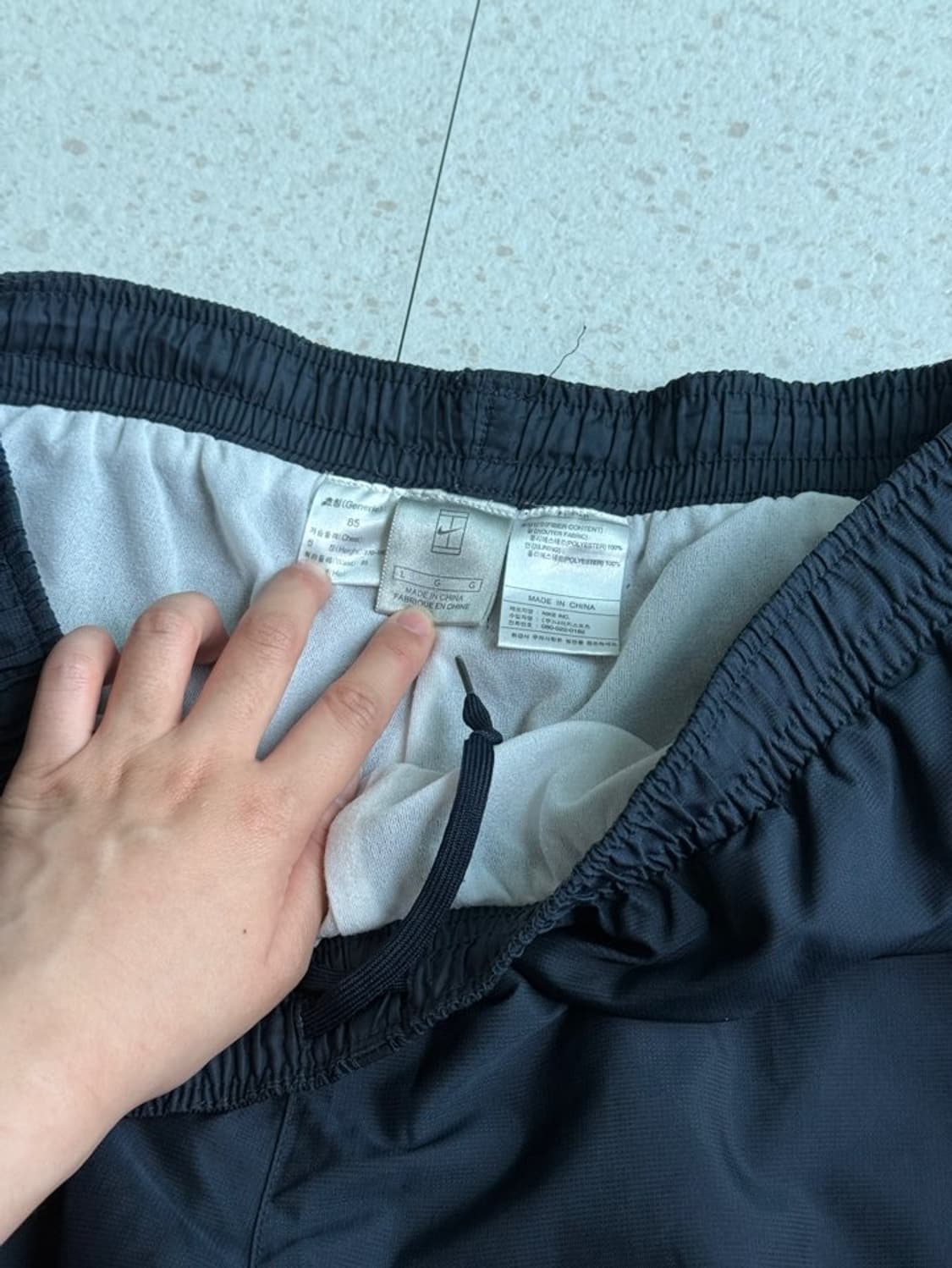 나이키 네이비 미니 로고 트랙팬츠 상품이미지7